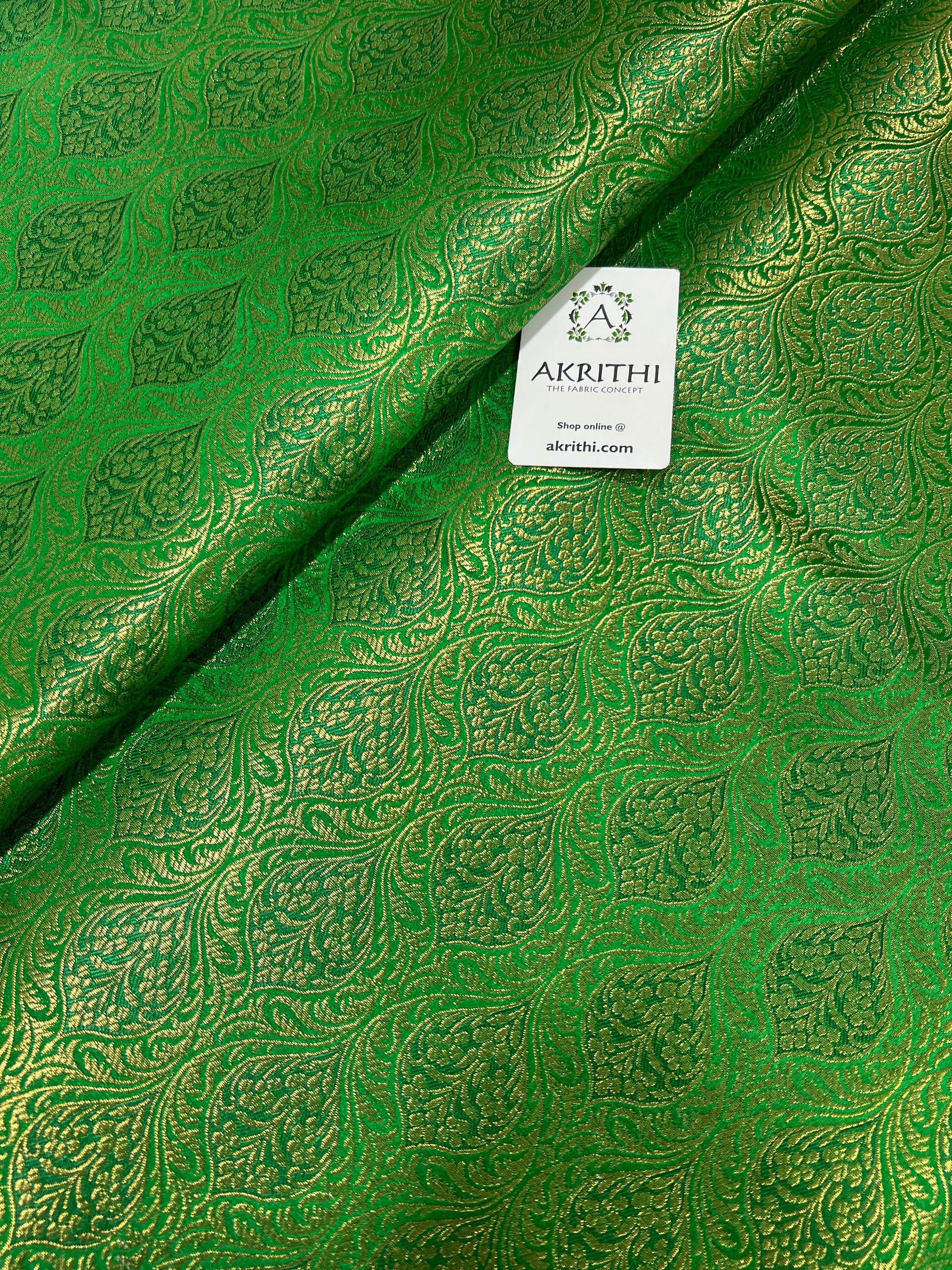 Pure Banarasi brocade fabric