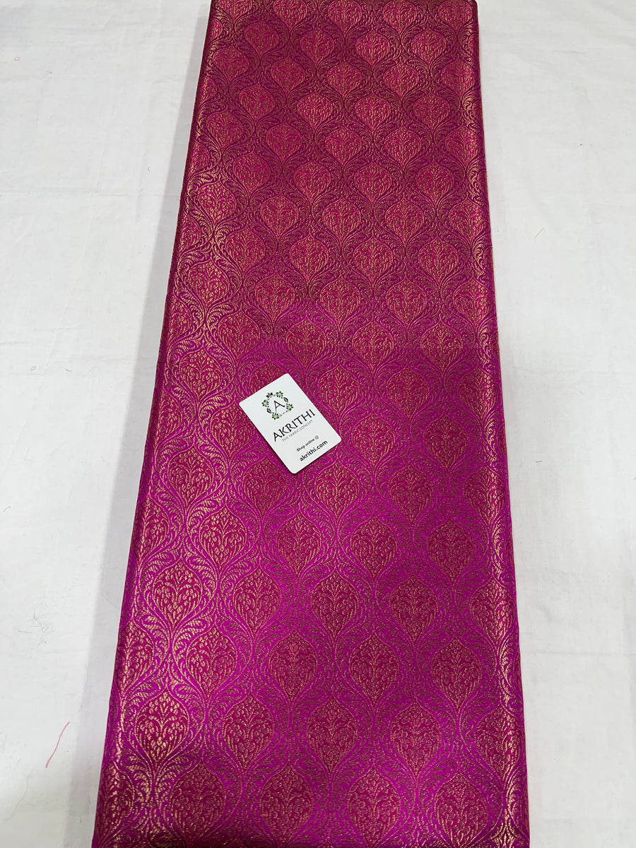 Pure Banarasi brocade fabric