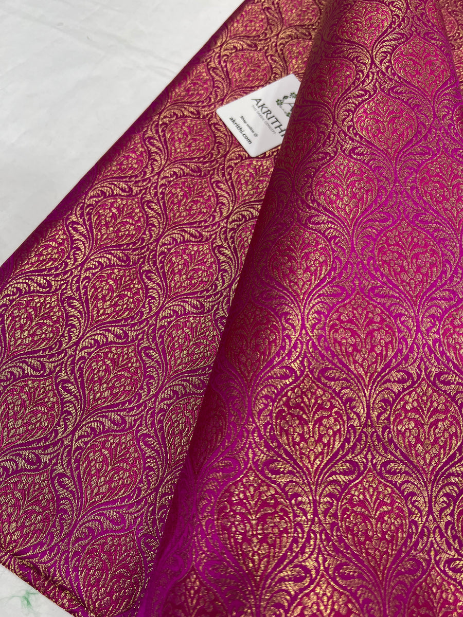 Pure Banarasi brocade fabric