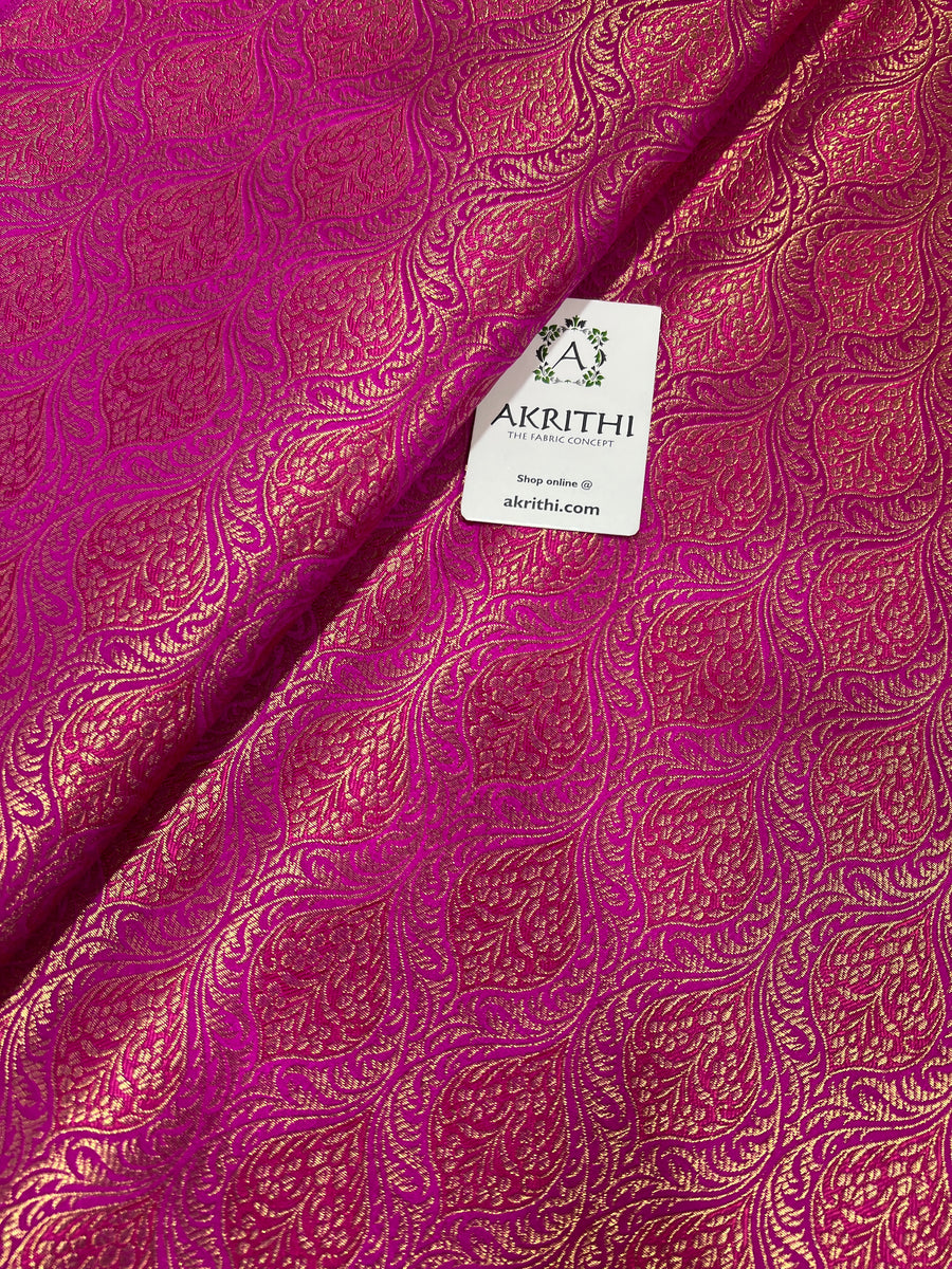 Pure Banarasi brocade fabric