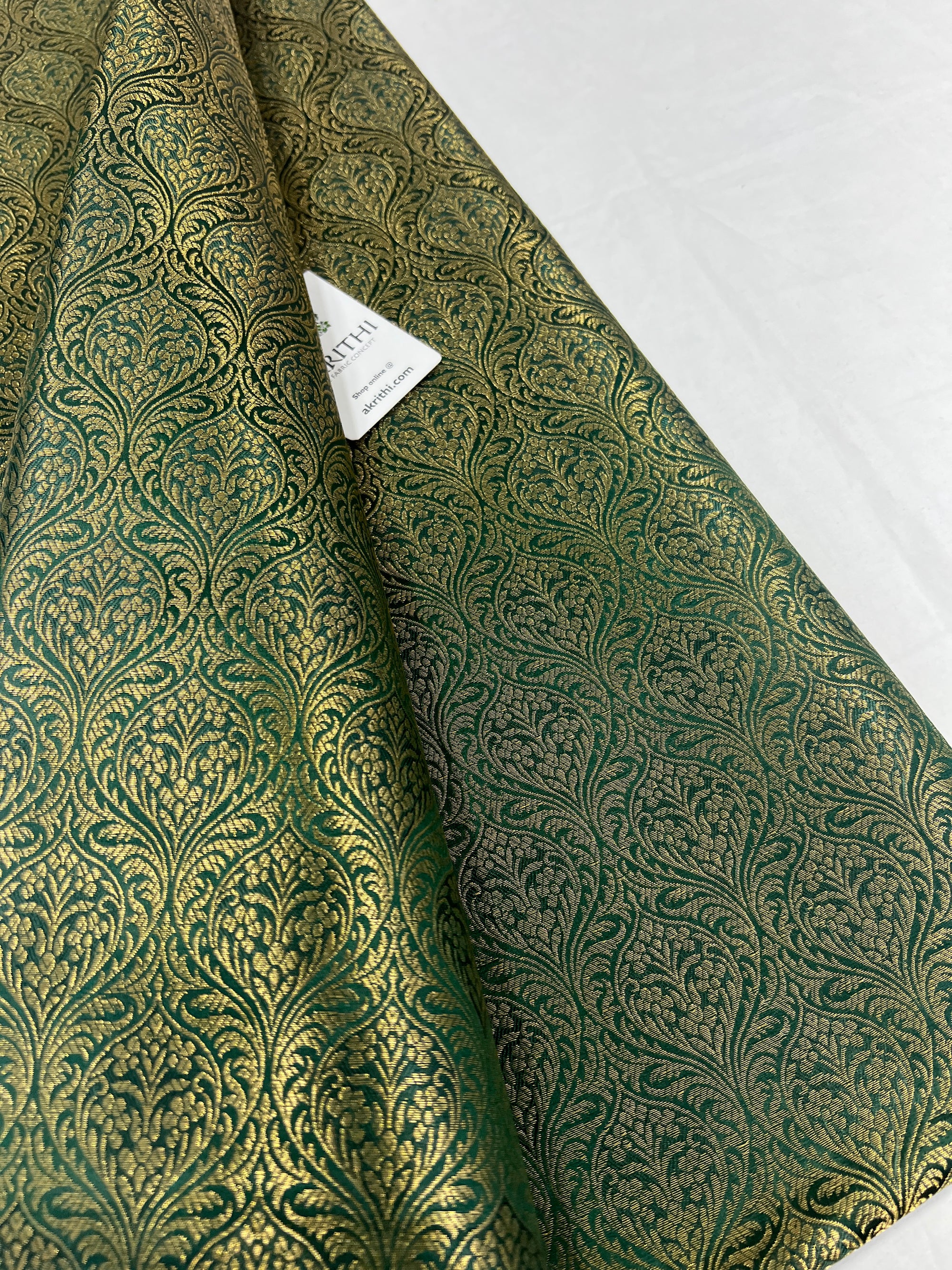 Pure Banarasi brocade fabric