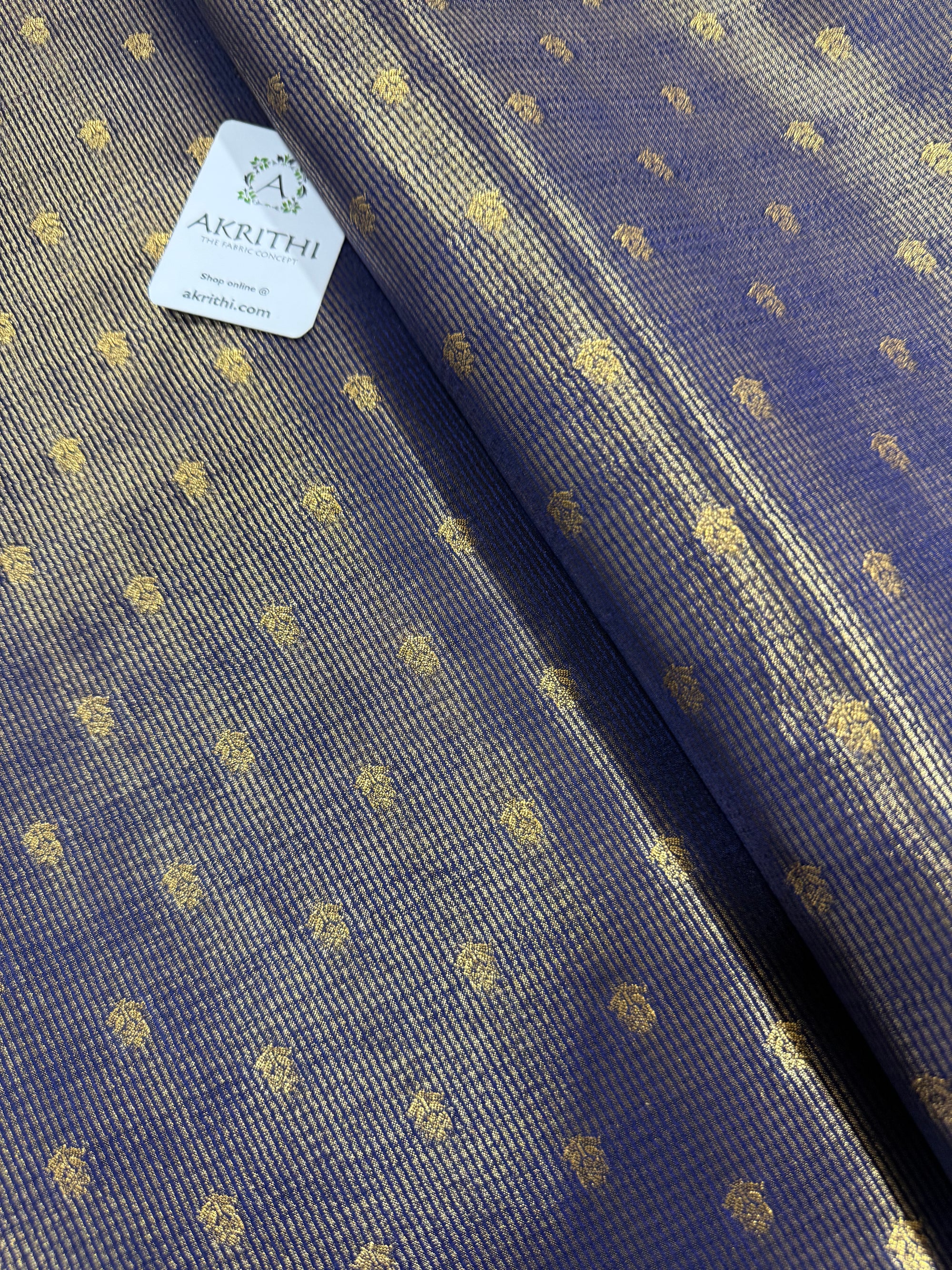 Pure tissue Banarasi brocade fabric
