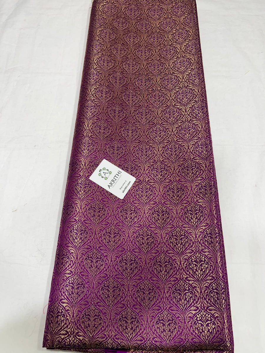 Pure Banarasi brocade fabric