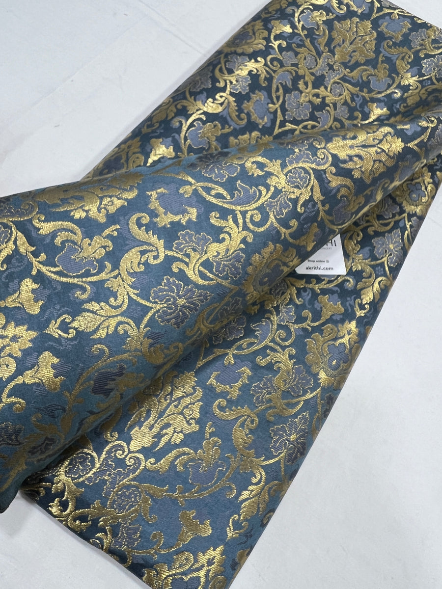 Pure Banarasi brocade fabric