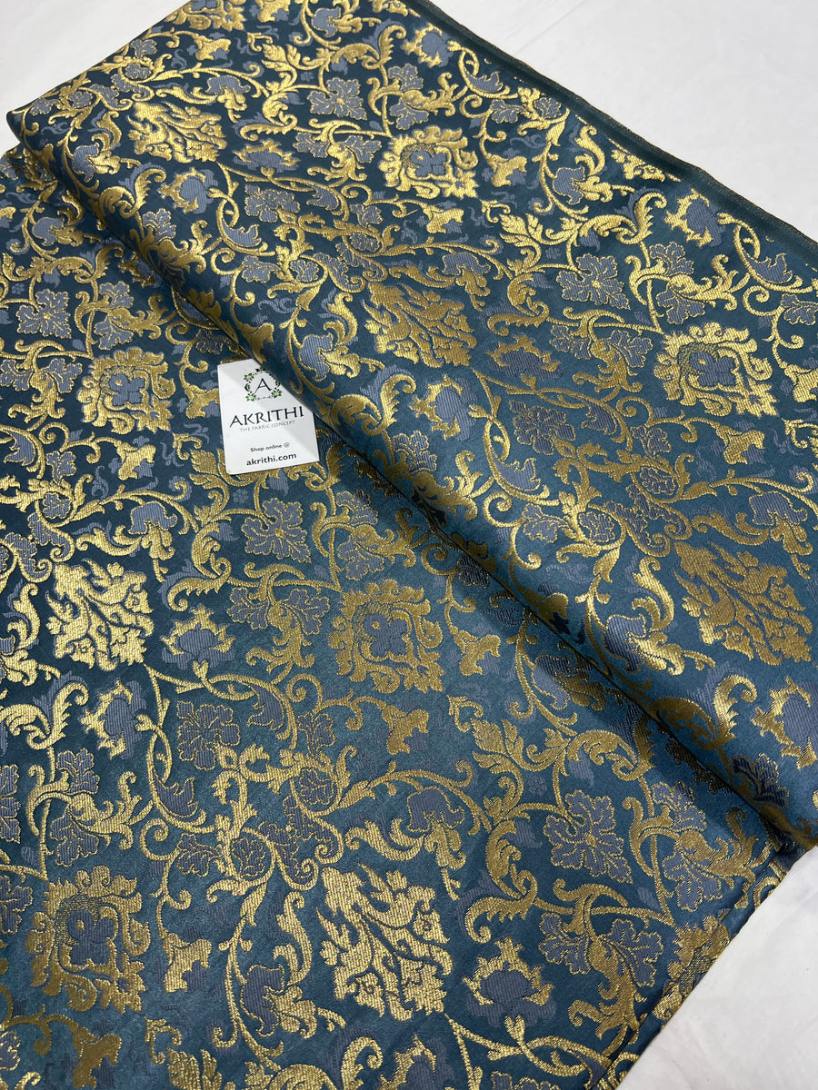 Pure Banarasi brocade fabric