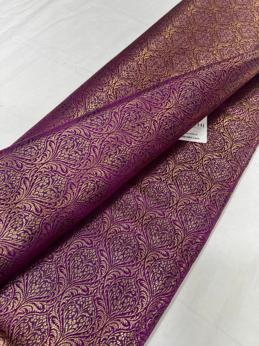 Pure Banarasi brocade fabric