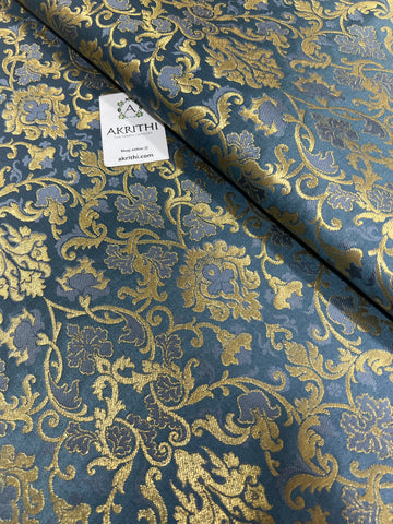 Pure Banarasi brocade fabric