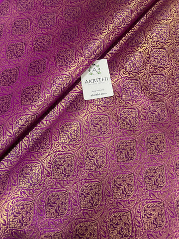 Pure Banarasi brocade fabric