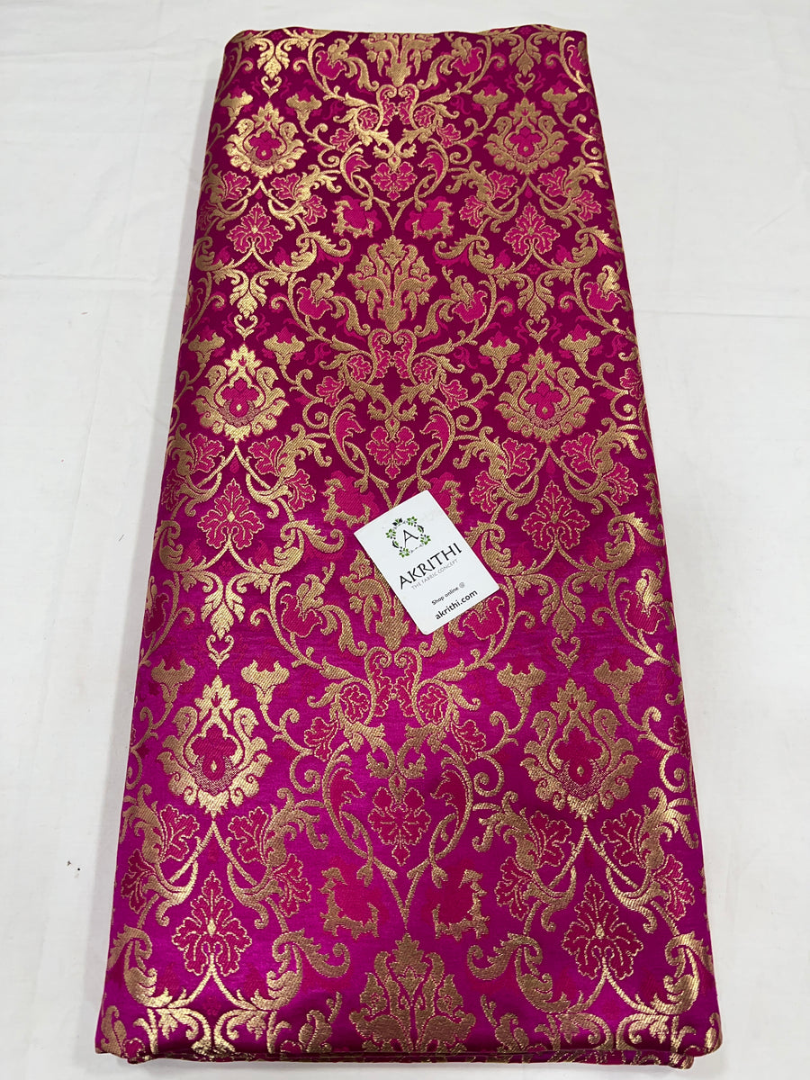 Pure Banarasi brocade fabric