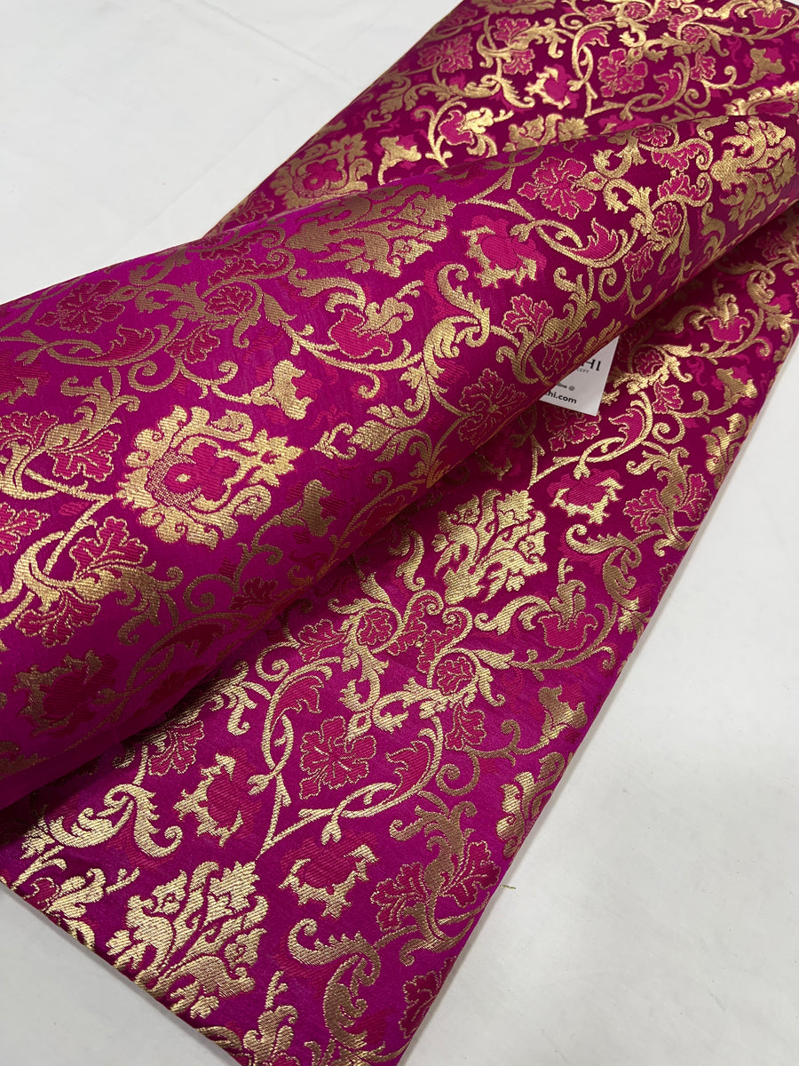 Pure Banarasi brocade fabric