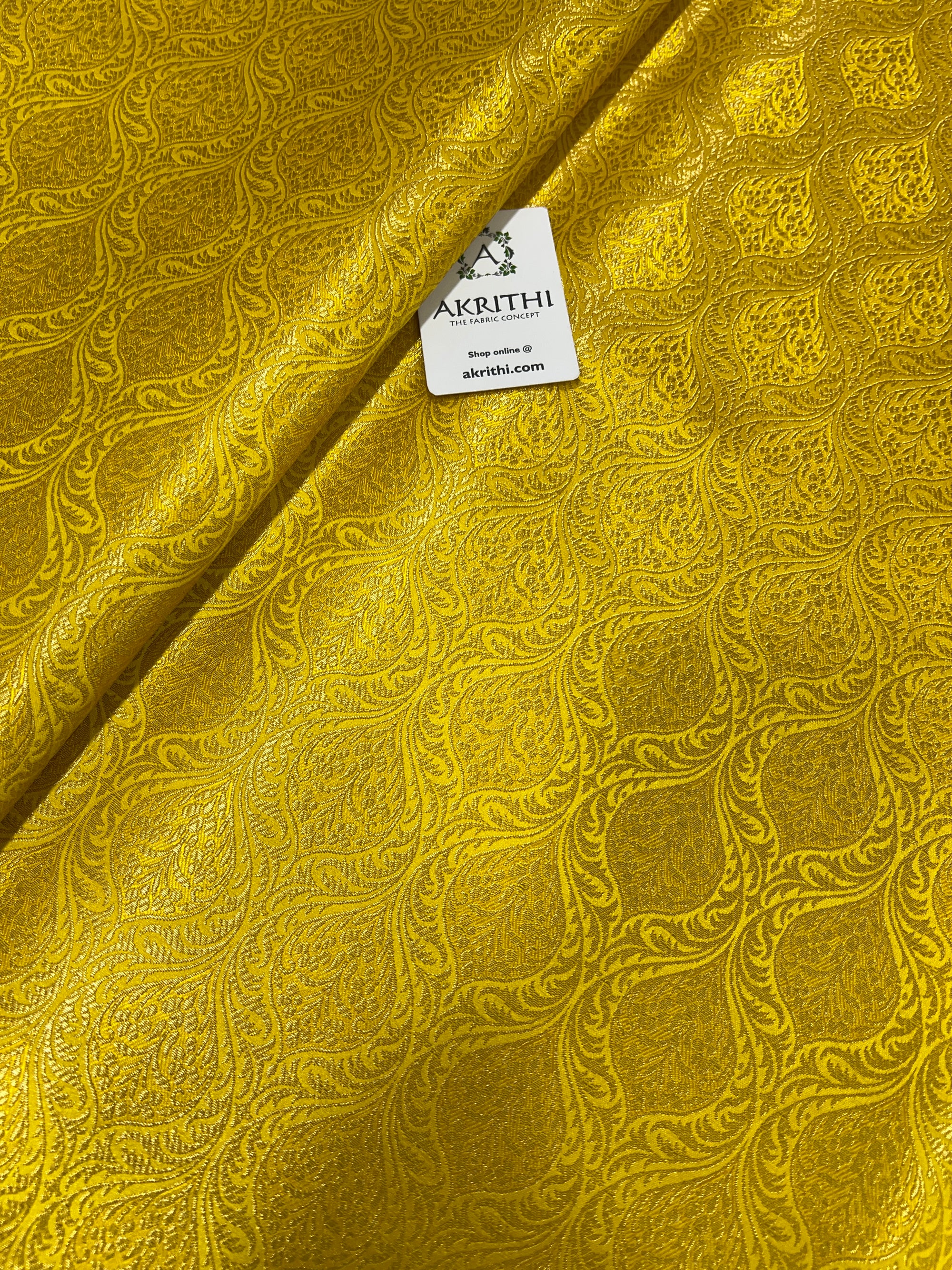 Pure Banarasi brocade fabric