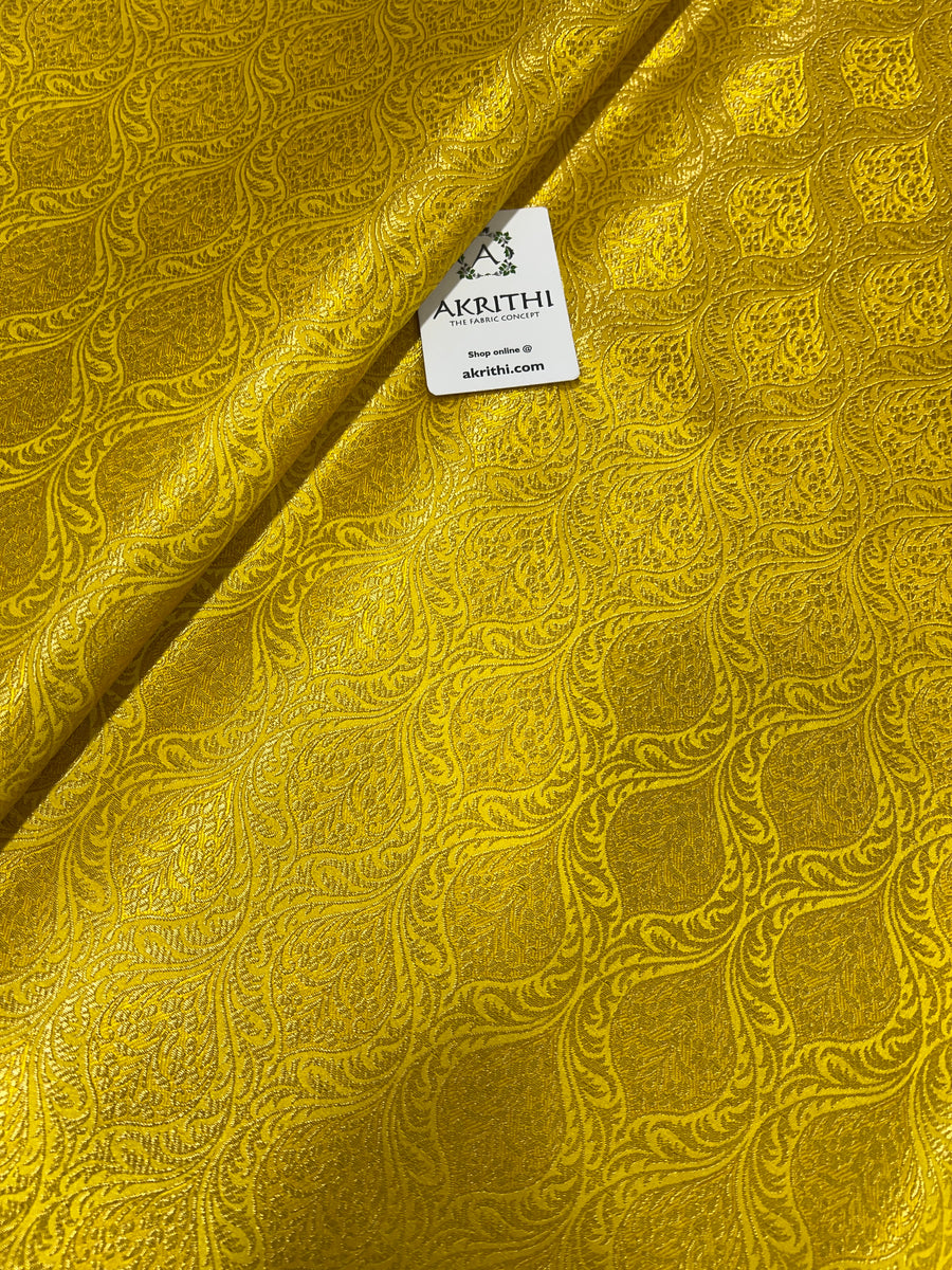 Pure Banarasi brocade fabric