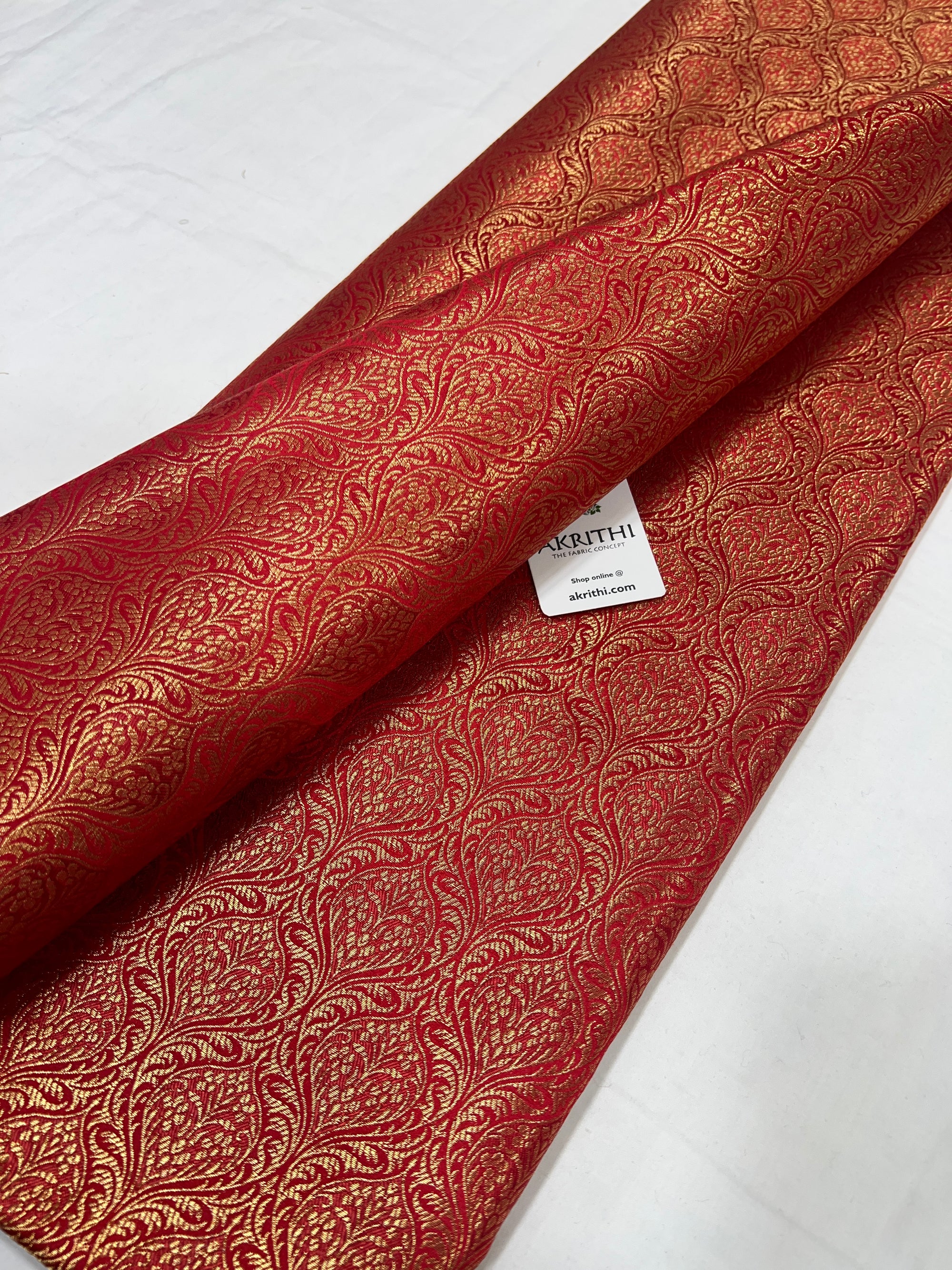 Pure Banarasi brocade fabric