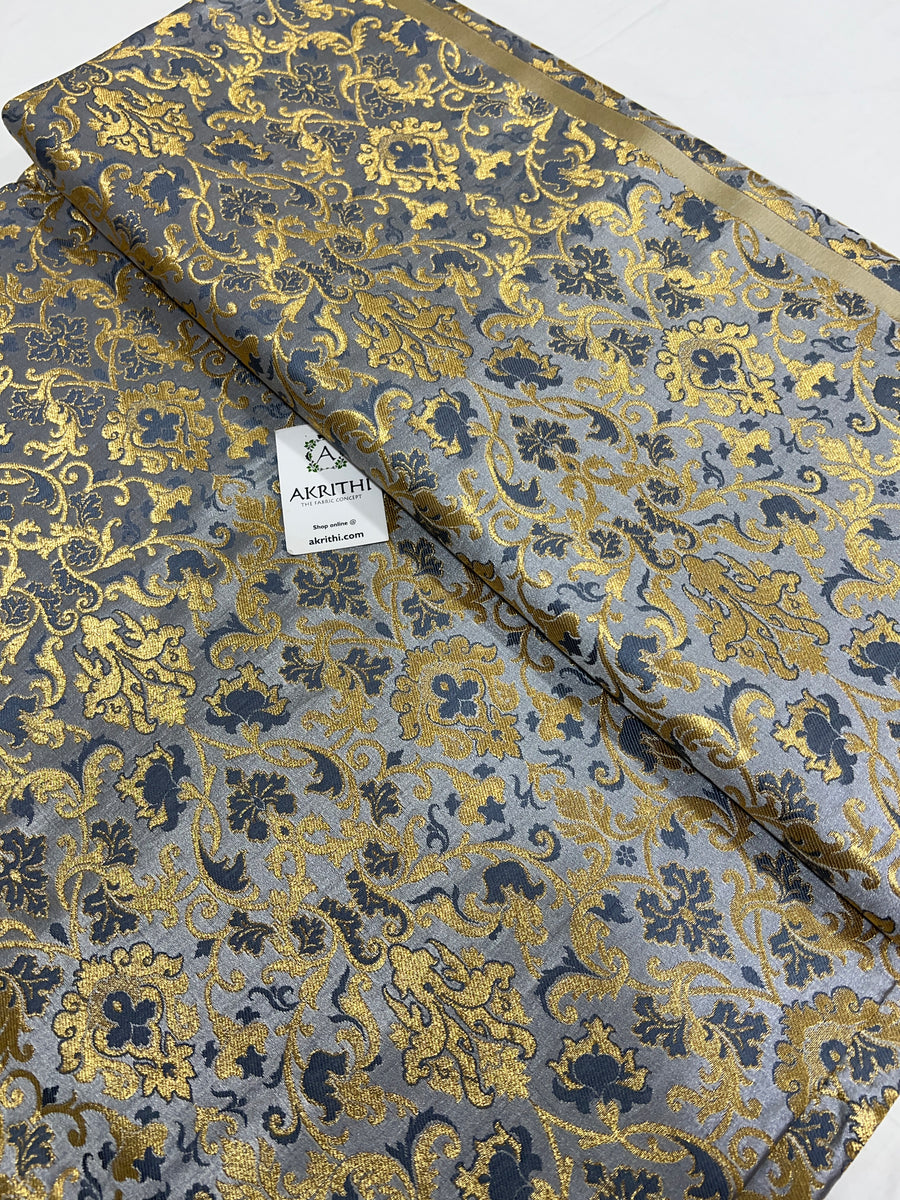 Pure Banarasi brocade fabric