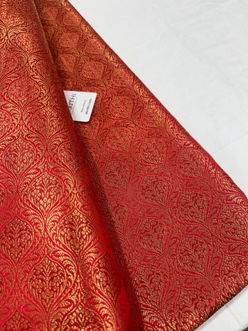 Pure Banarasi brocade fabric