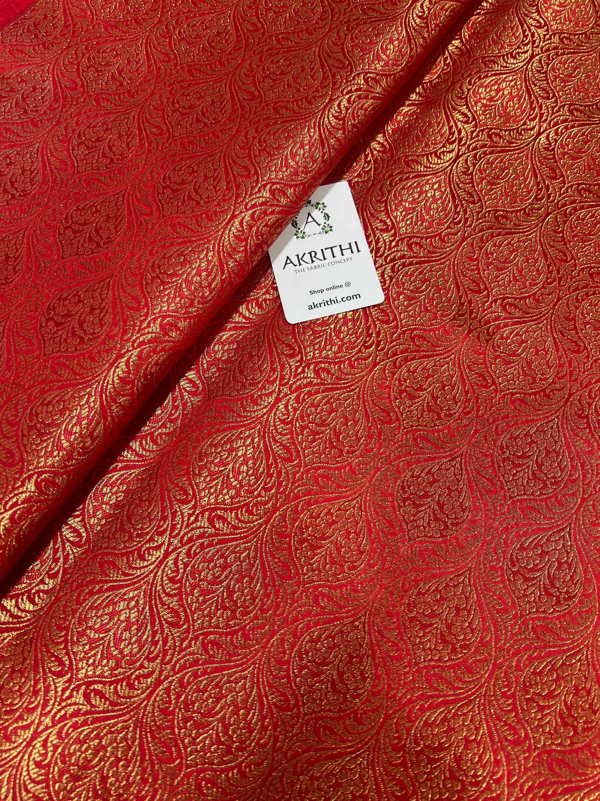 Pure Banarasi brocade fabric