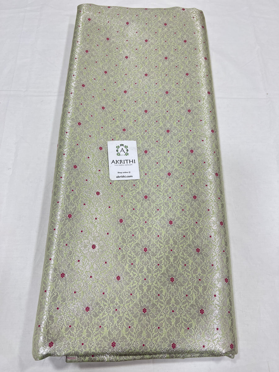 Pure Banarasi brocade fabric