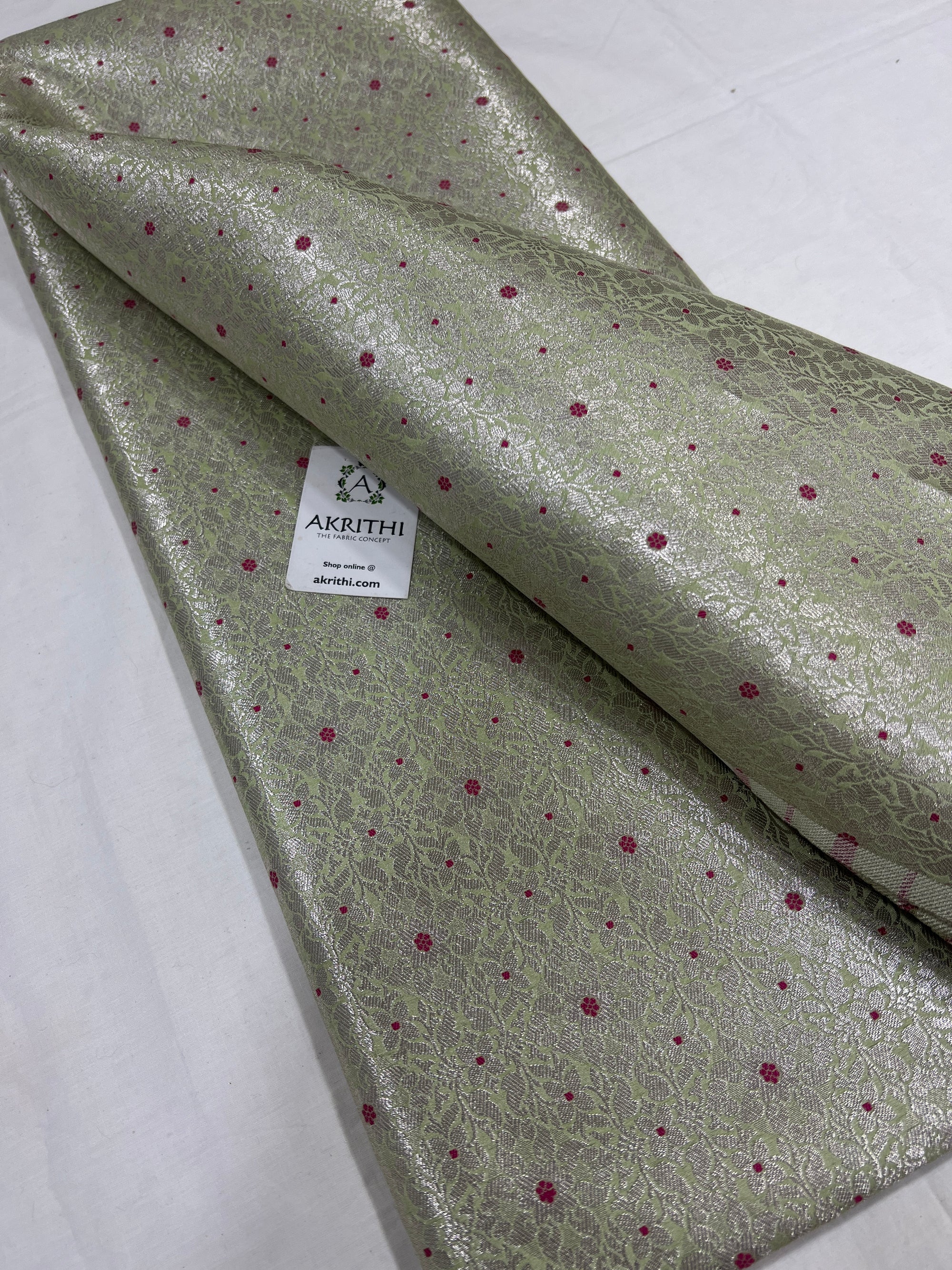 Pure Banarasi brocade fabric