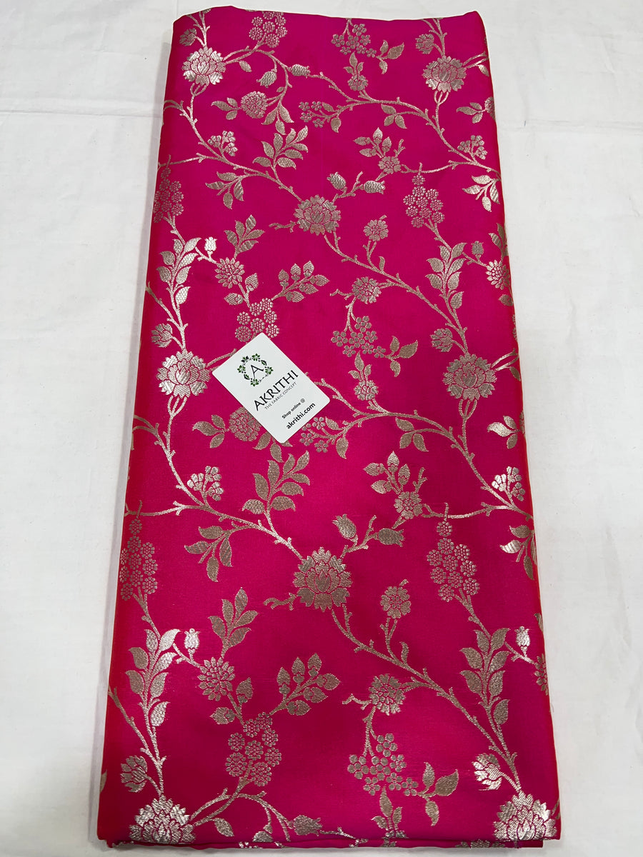 Pure Banarasi brocade fabric