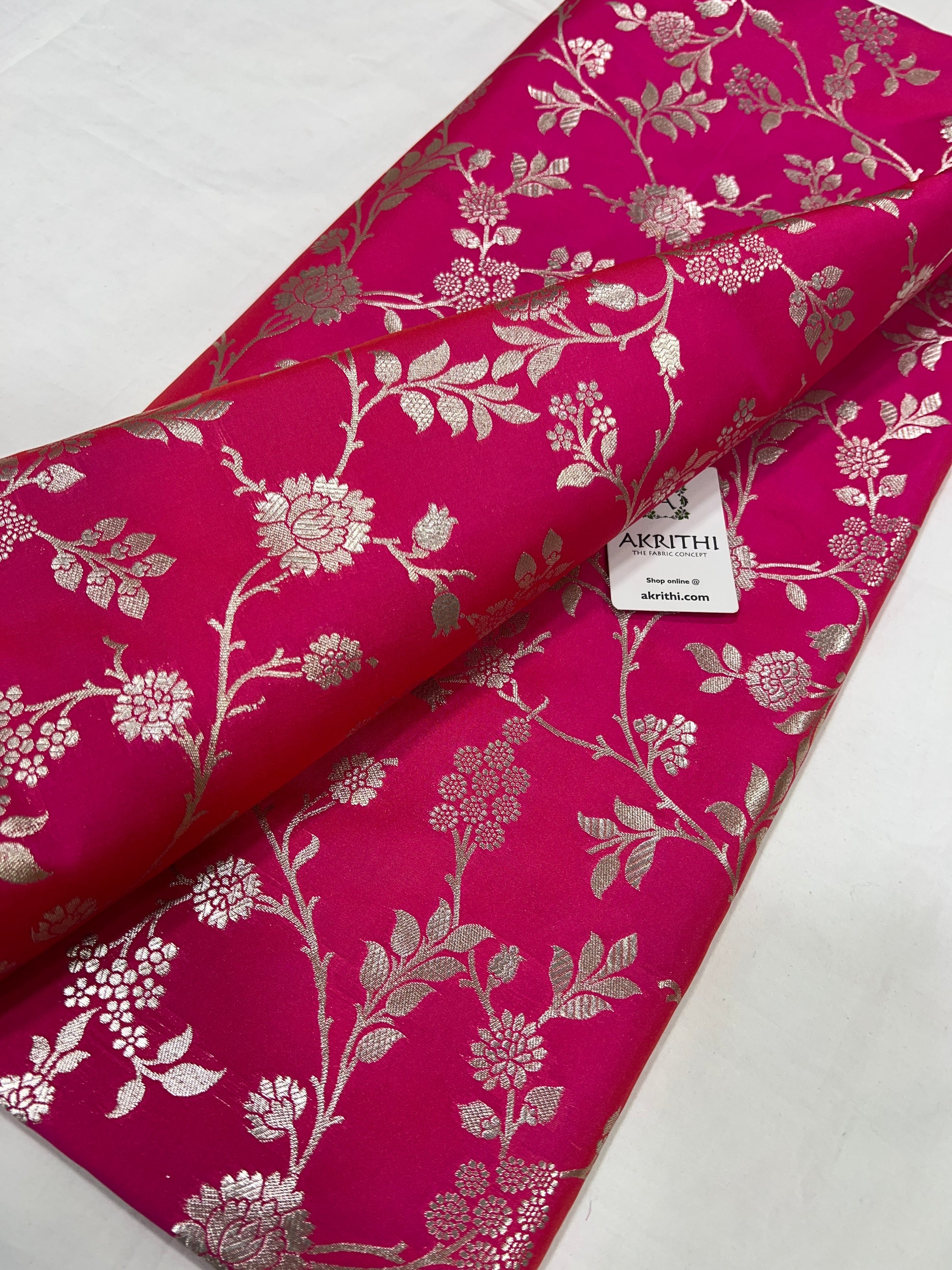 Pure Banarasi brocade fabric