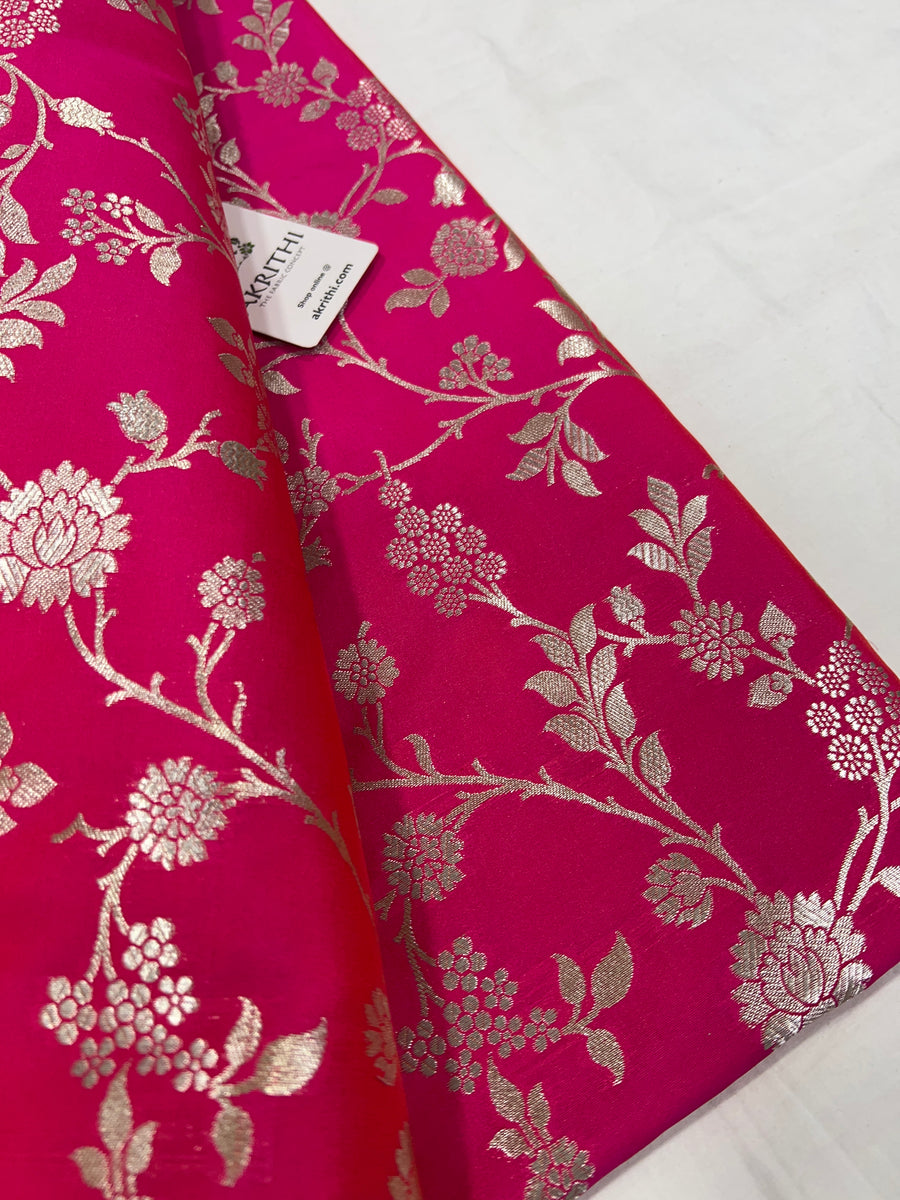 Pure Banarasi brocade fabric