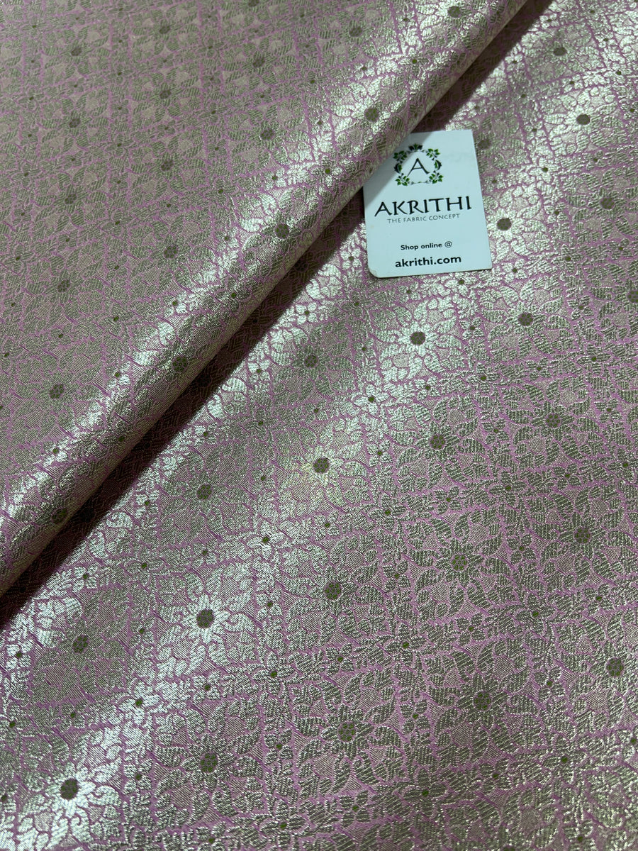 Pure Banarasi brocade fabric