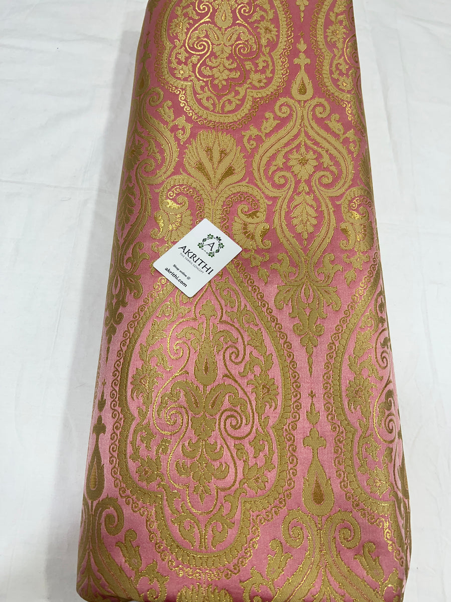 Pure Banarasi brocade fabric