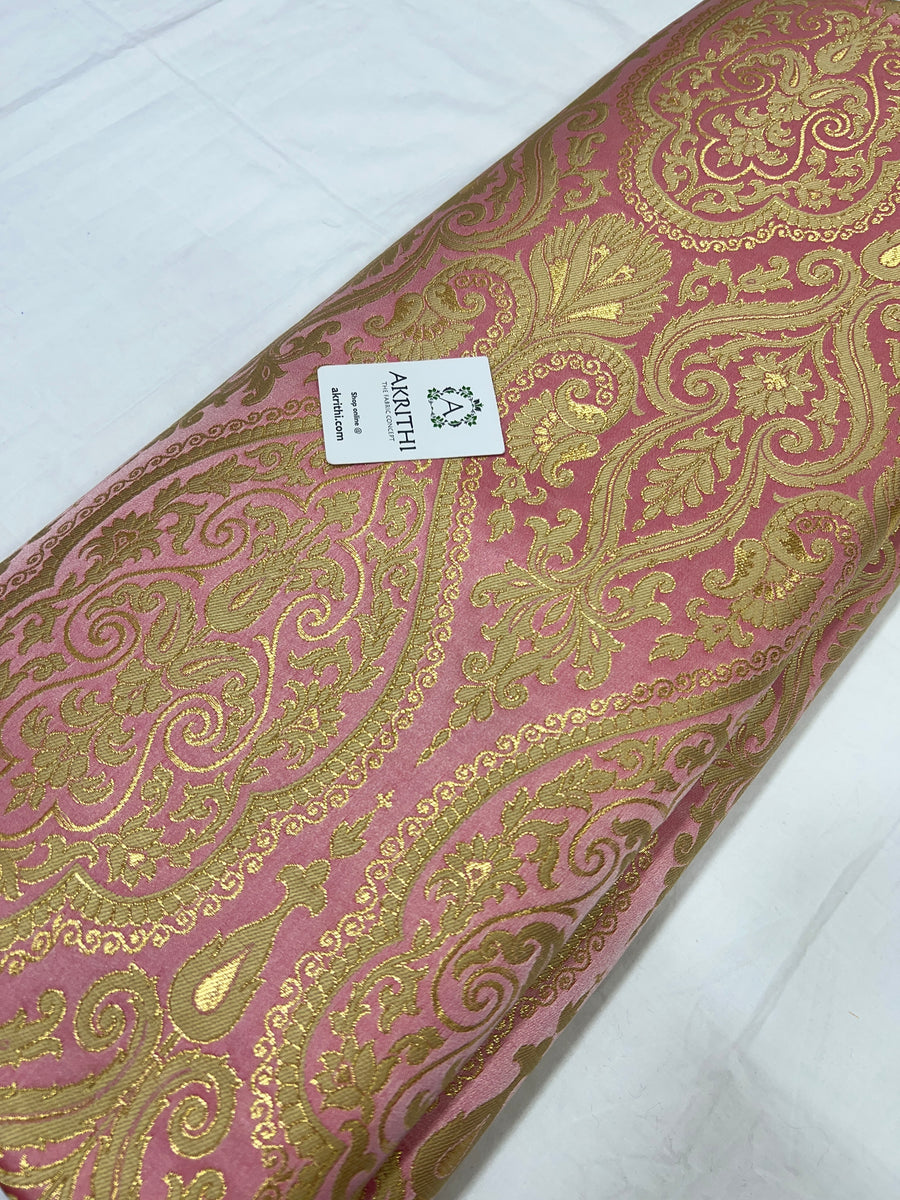 Pure Banarasi brocade fabric