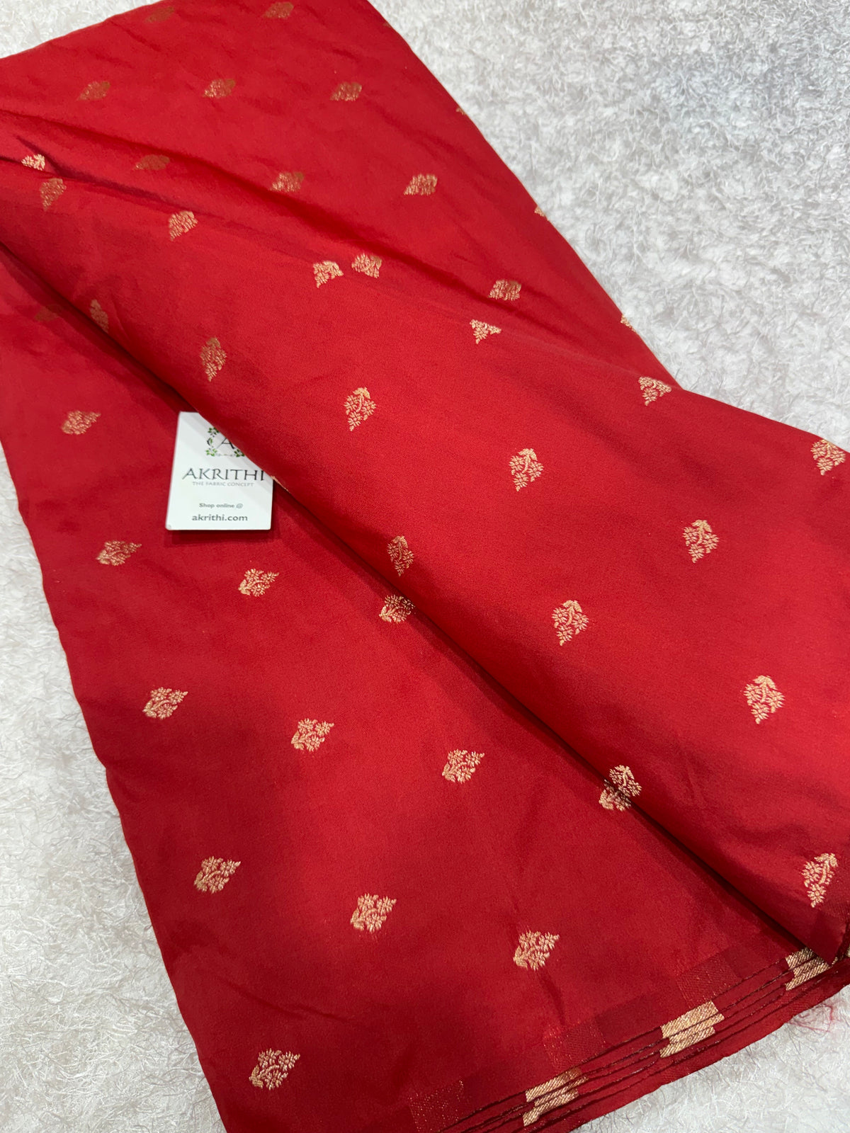 Semi Banarasi silk fabric
