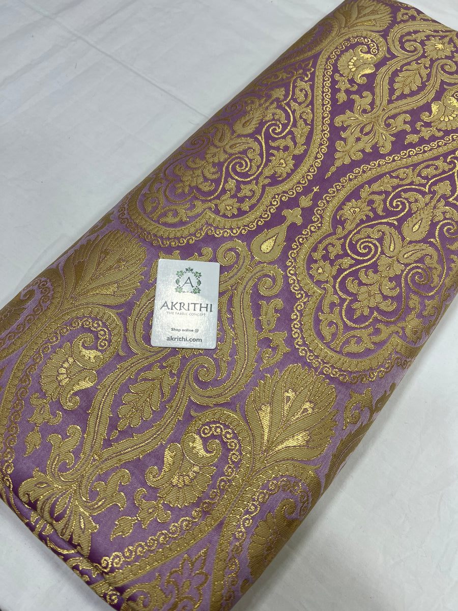 Pure Banarasi brocade fabric