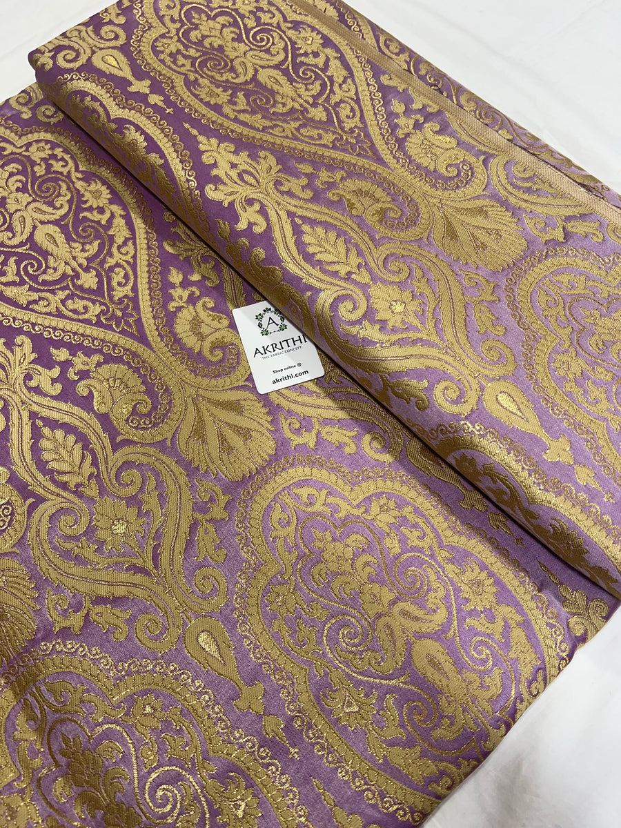 Pure Banarasi brocade fabric