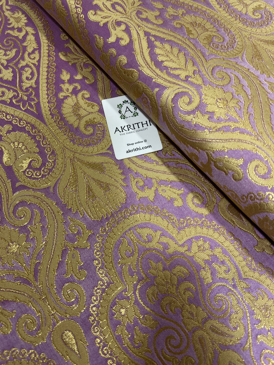 Pure Banarasi brocade fabric