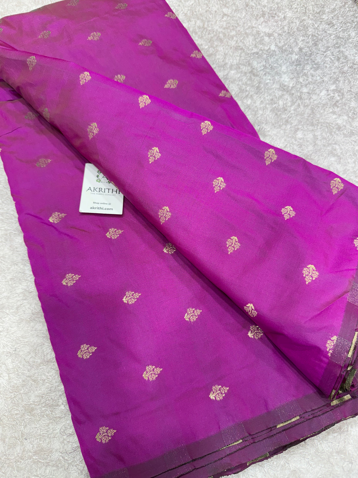 Semi Banarasi silk fabric
