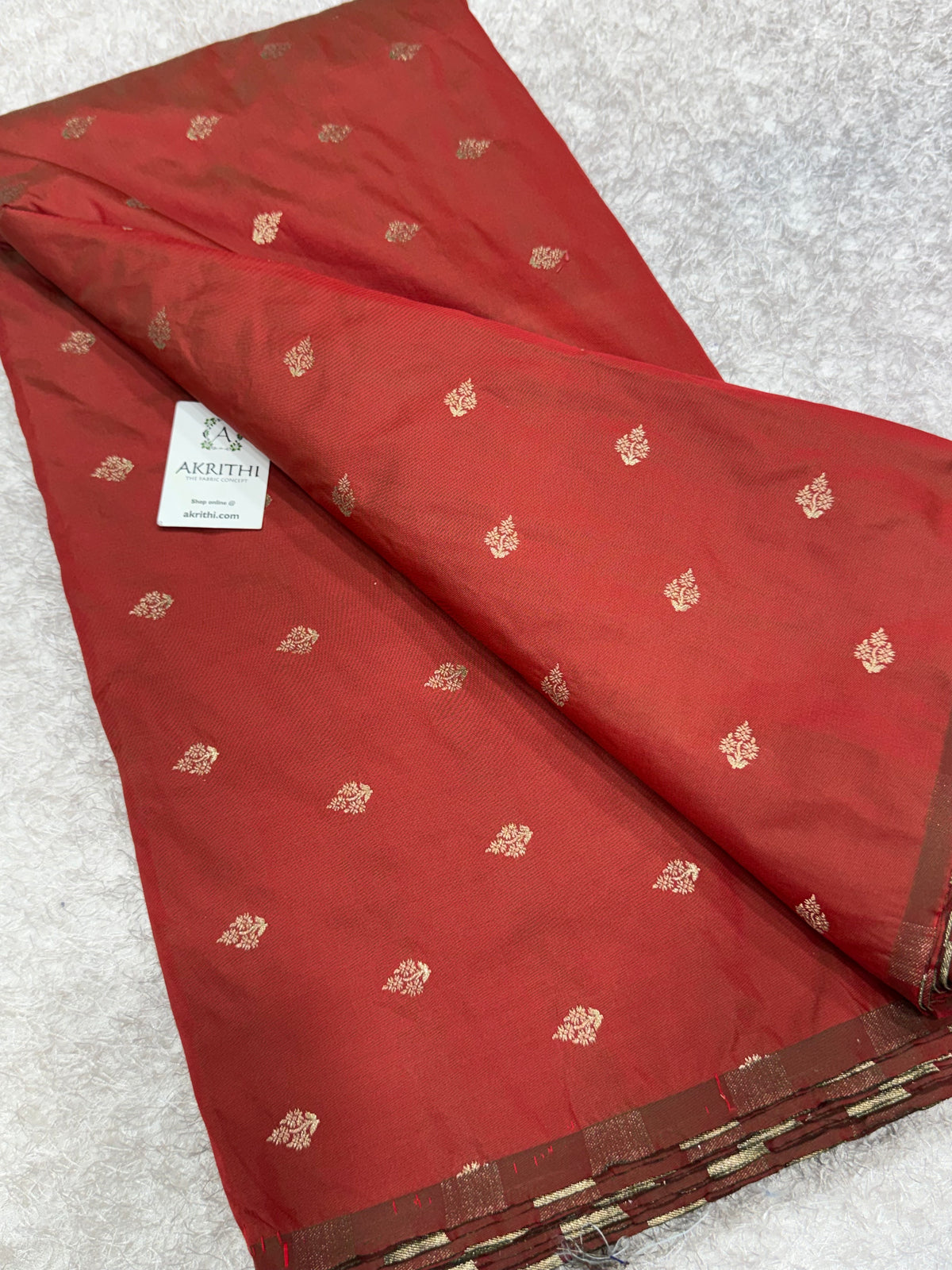 Semi Banarasi silk fabric