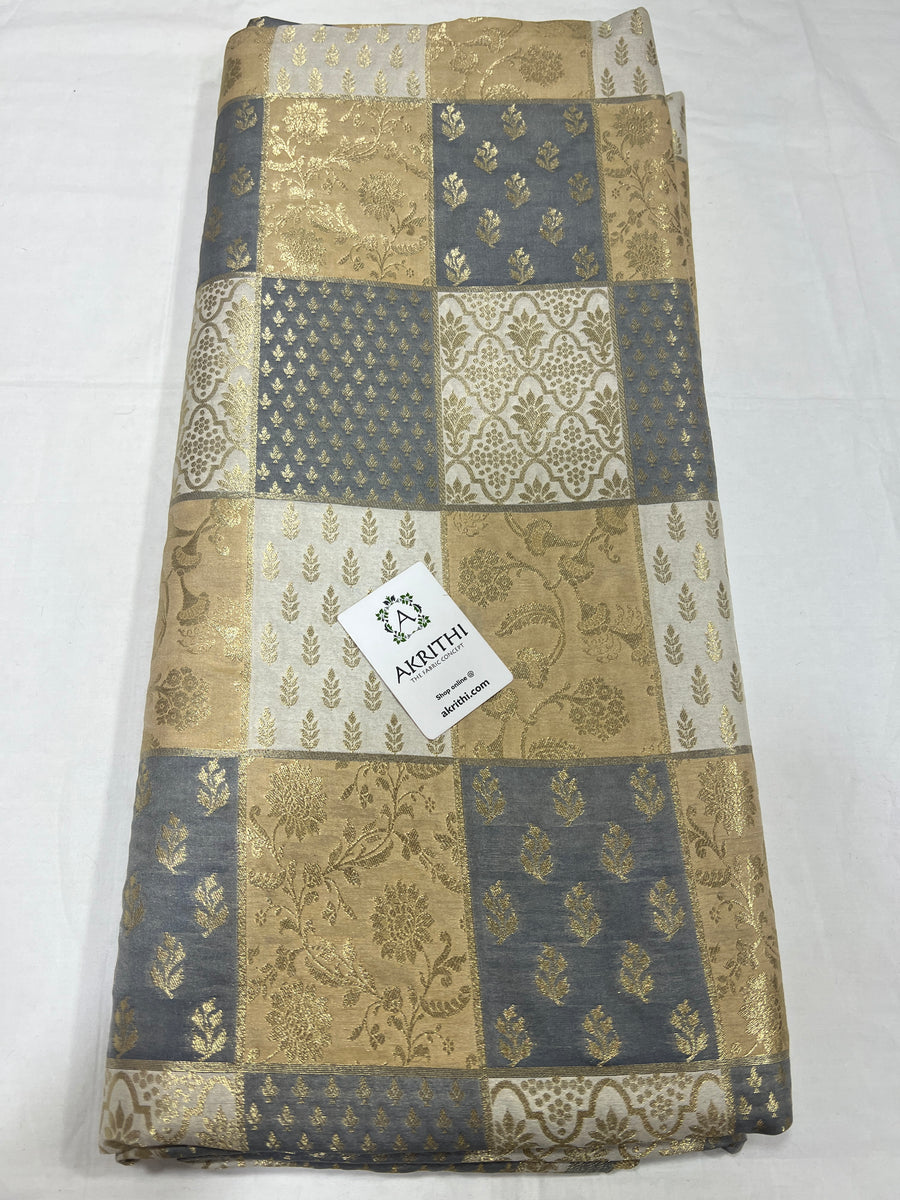 Pure Banarasi brocade fabric