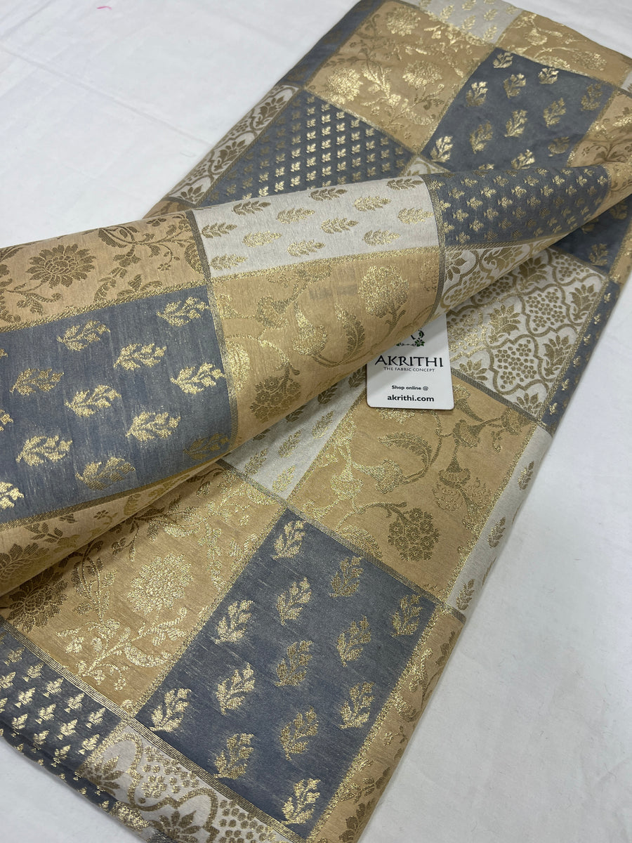 Pure Banarasi brocade fabric