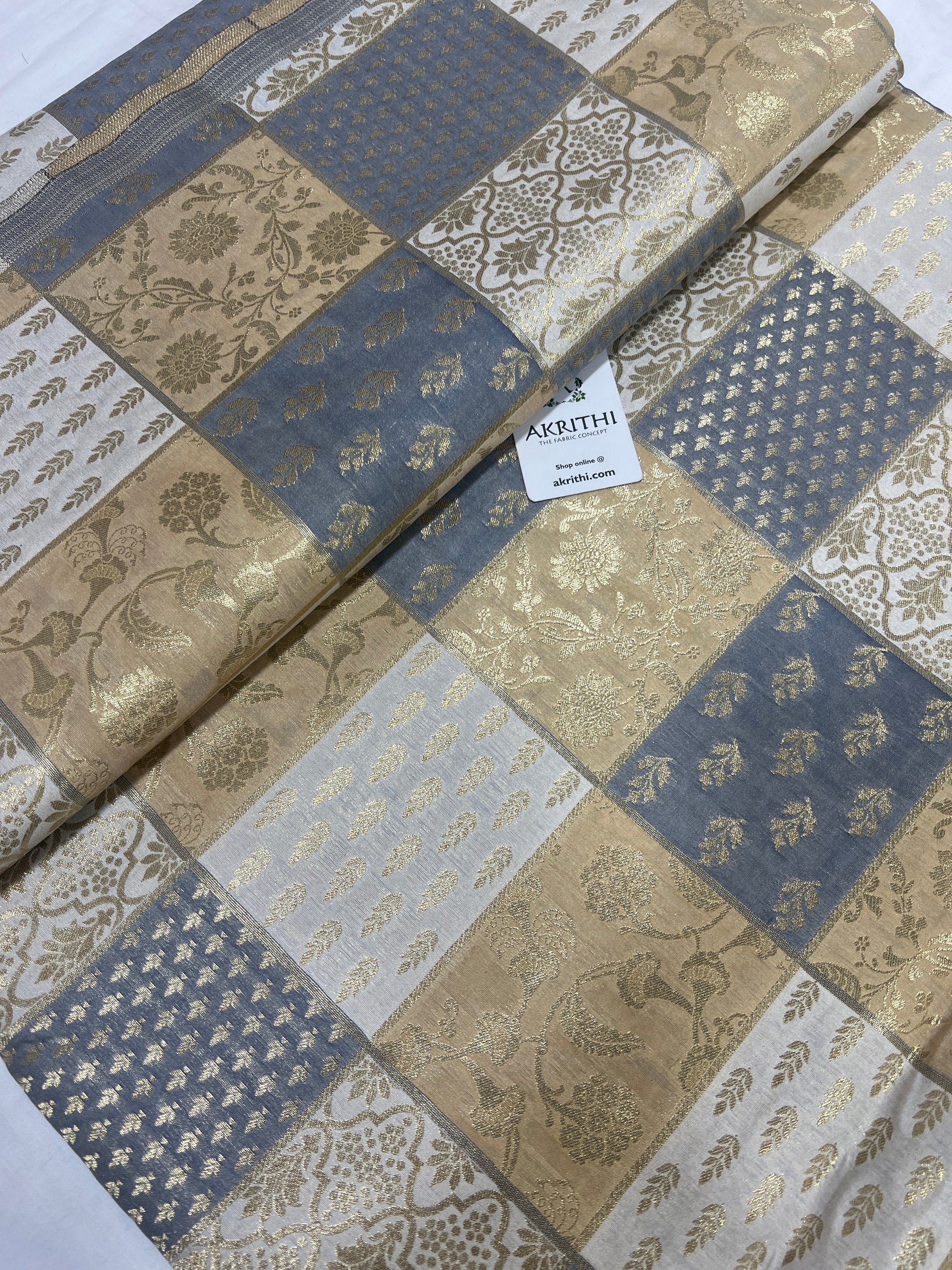 Pure Banarasi brocade fabric