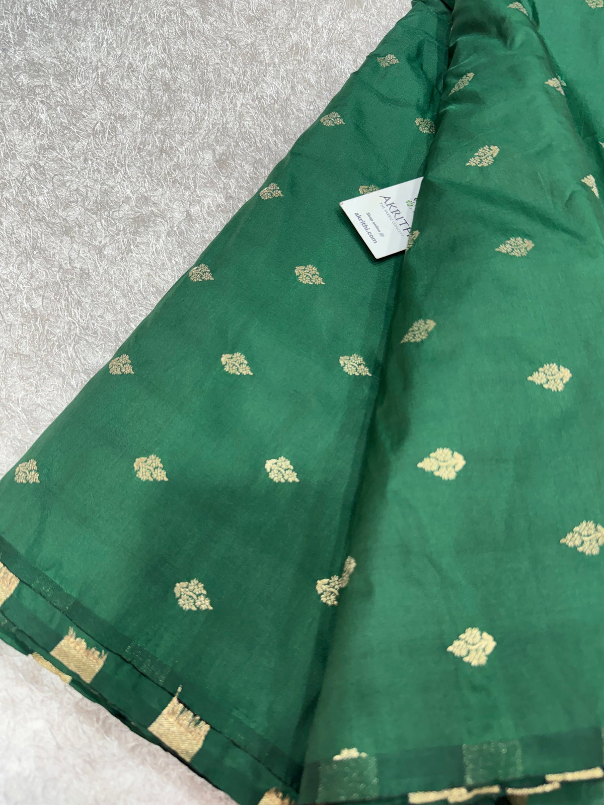 Semi Banarasi silk fabric