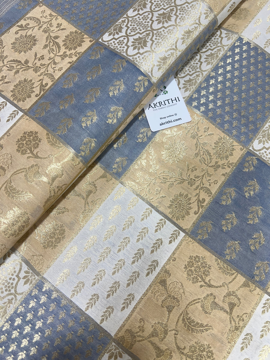 Pure Banarasi brocade fabric