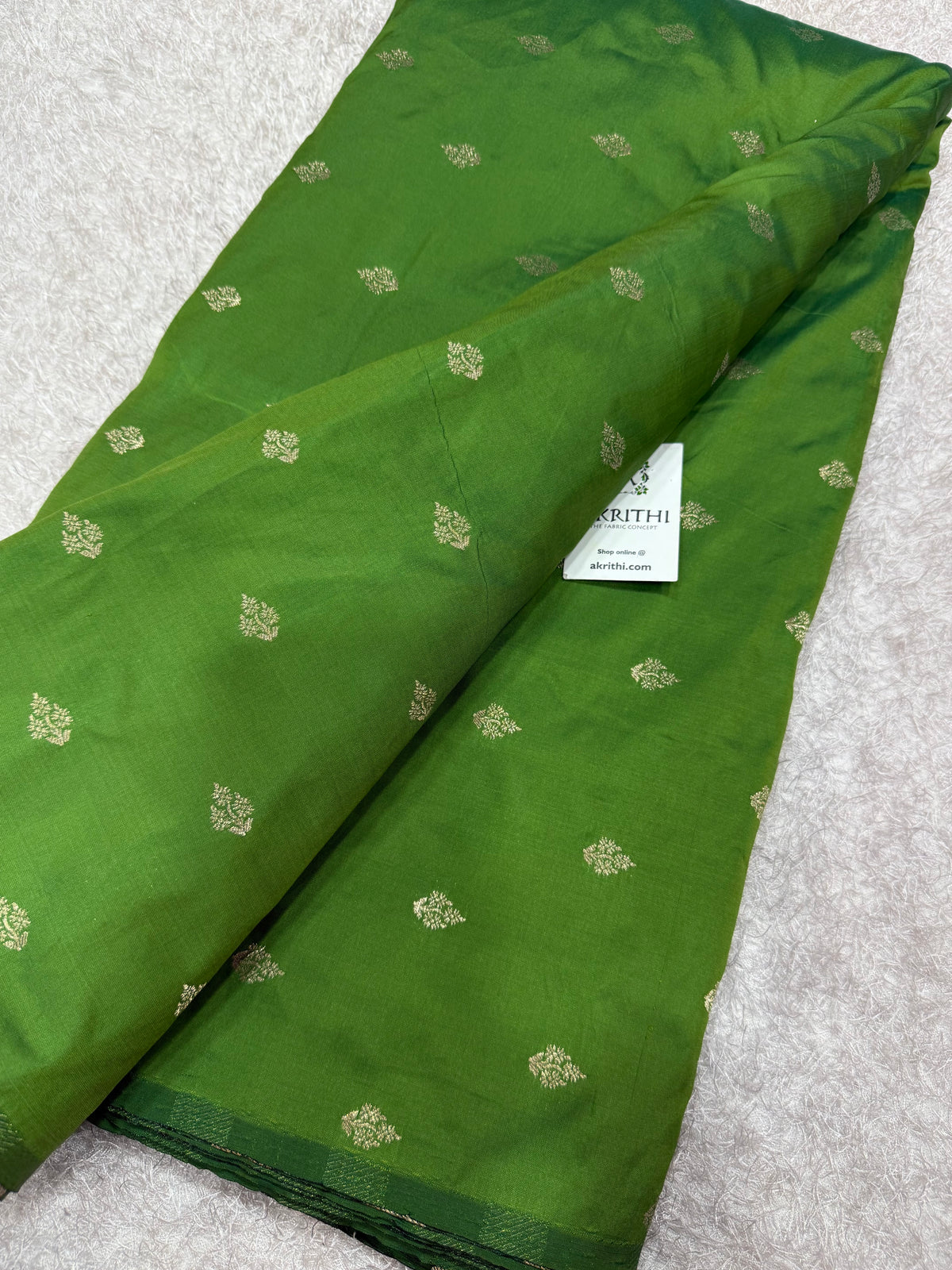 Semi Banarasi silk fabric