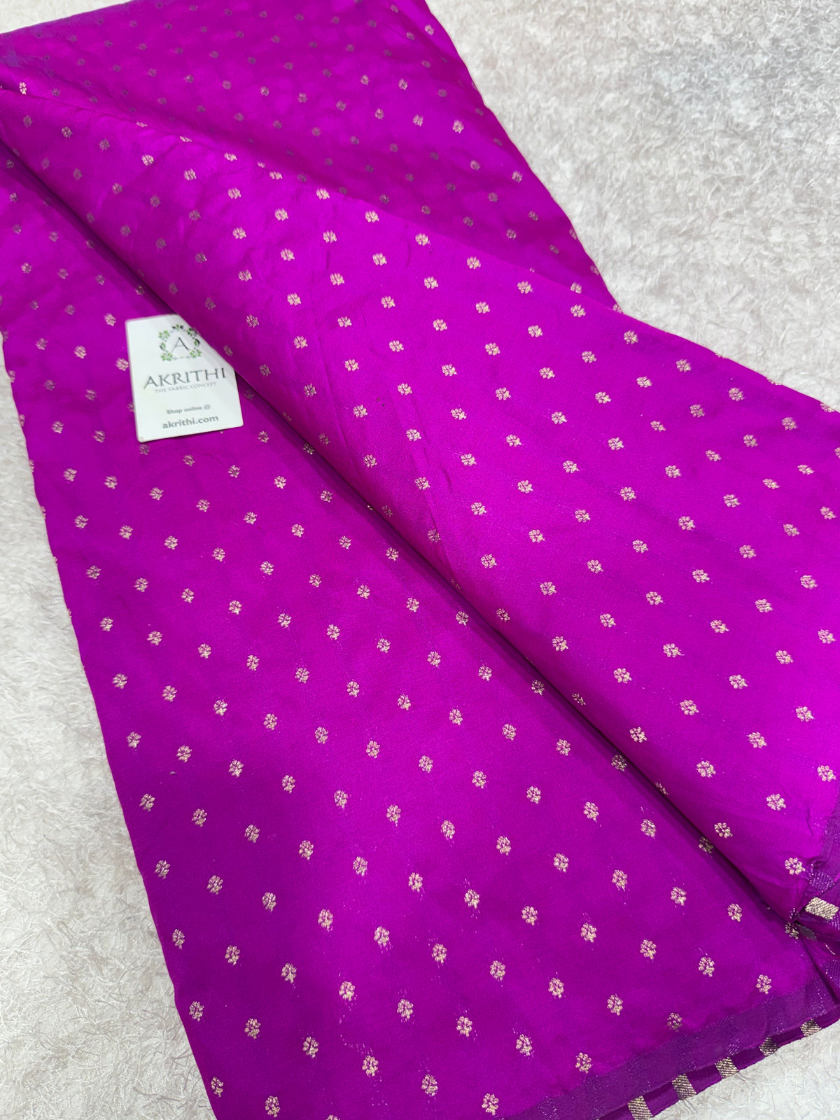 Semi Banarasi silk fabric