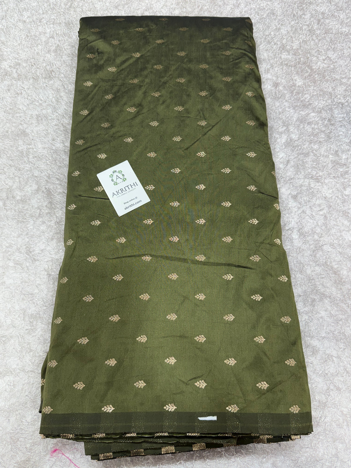 Semi Banarasi silk fabric