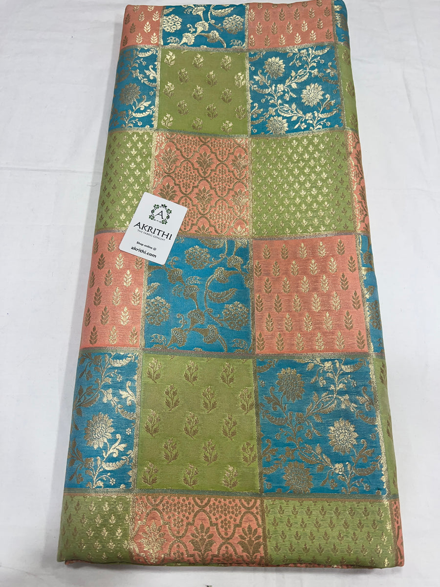 Pure Banarasi brocade fabric