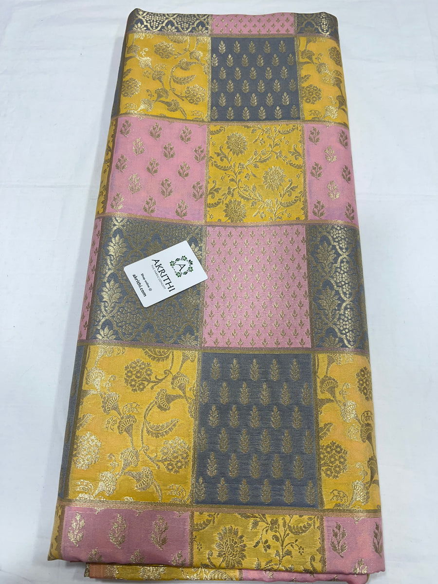 Pure Banarasi brocade fabric