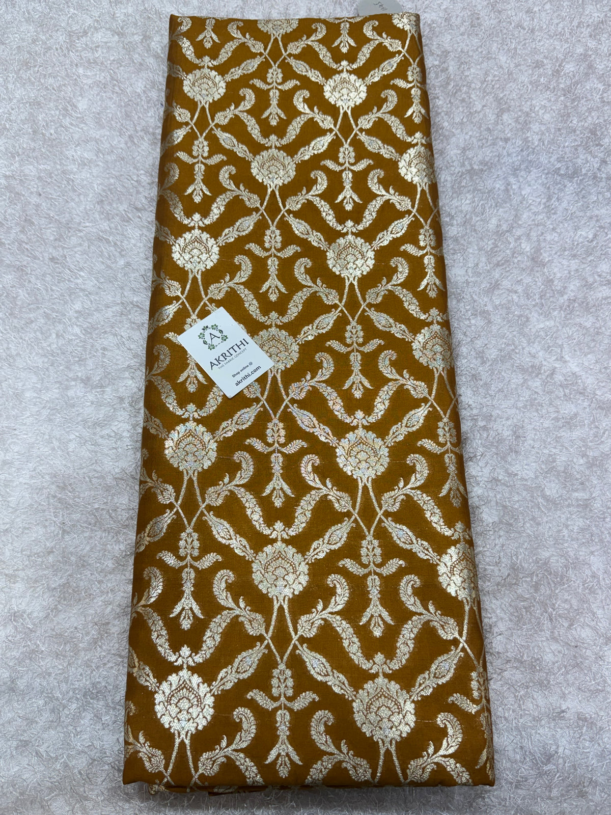 Banarasi meenakari pure chiniya silk fabric