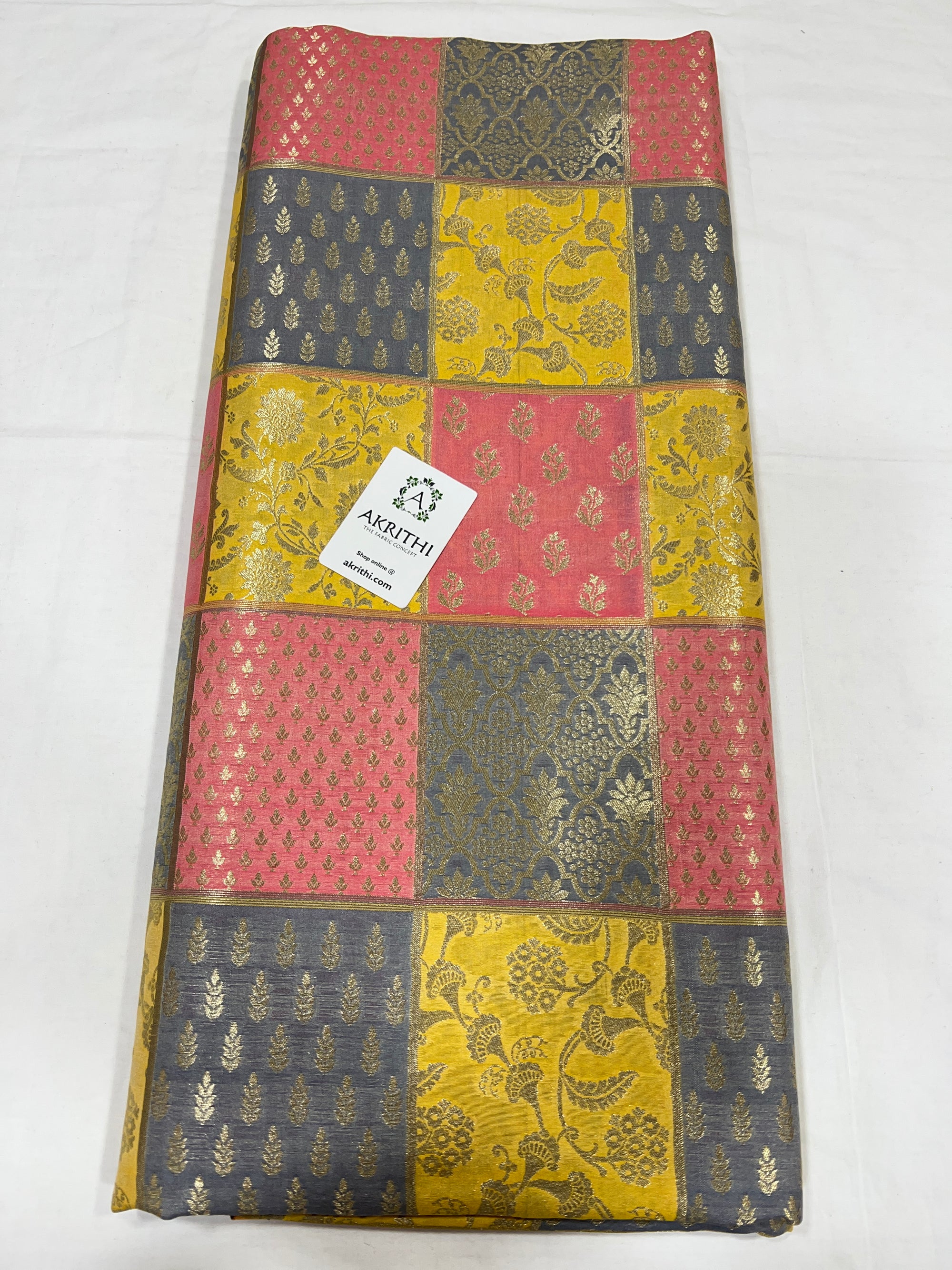 Pure Banarasi brocade fabric