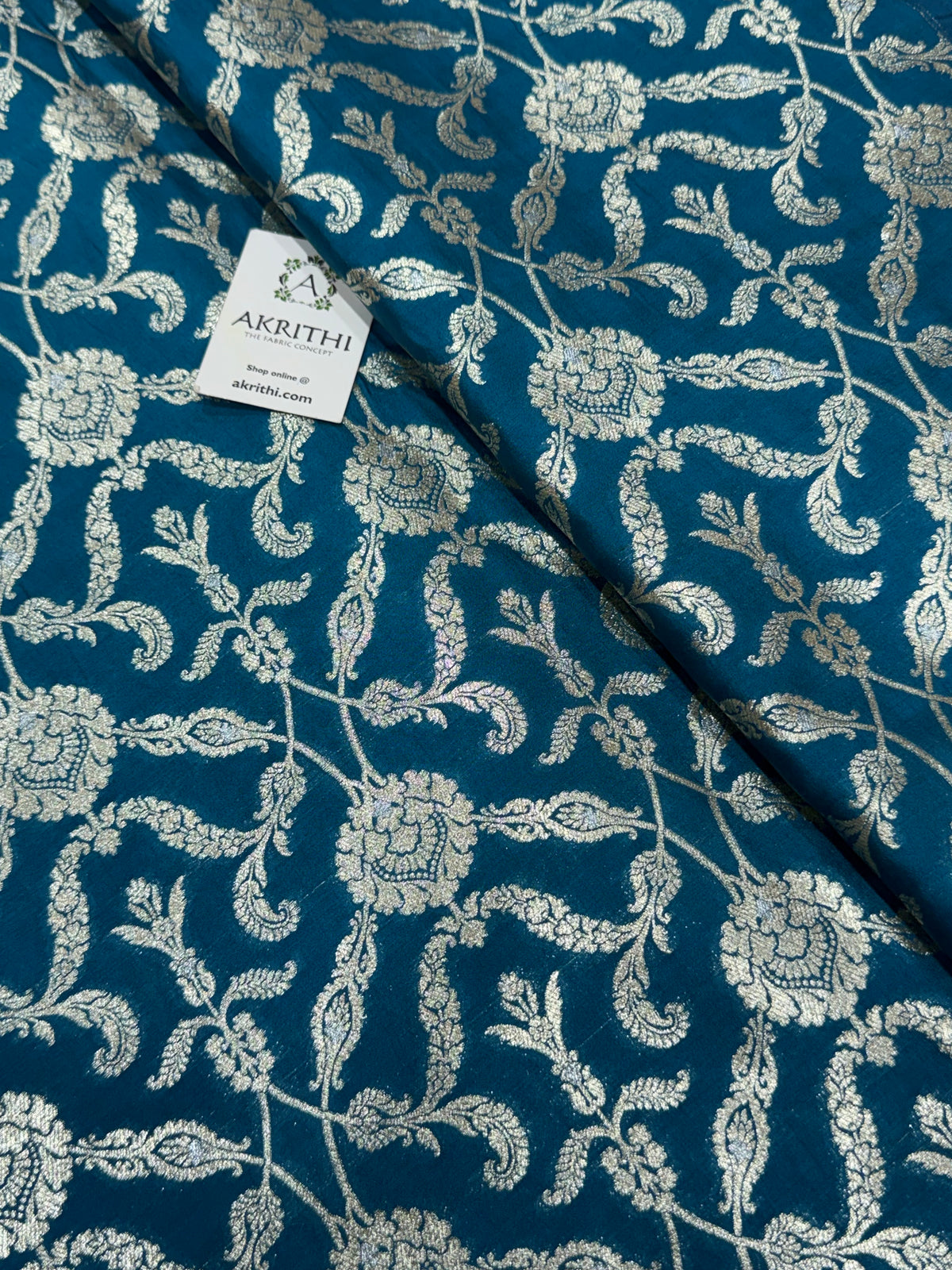 Banarasi meenakari pure chiniya silk fabric