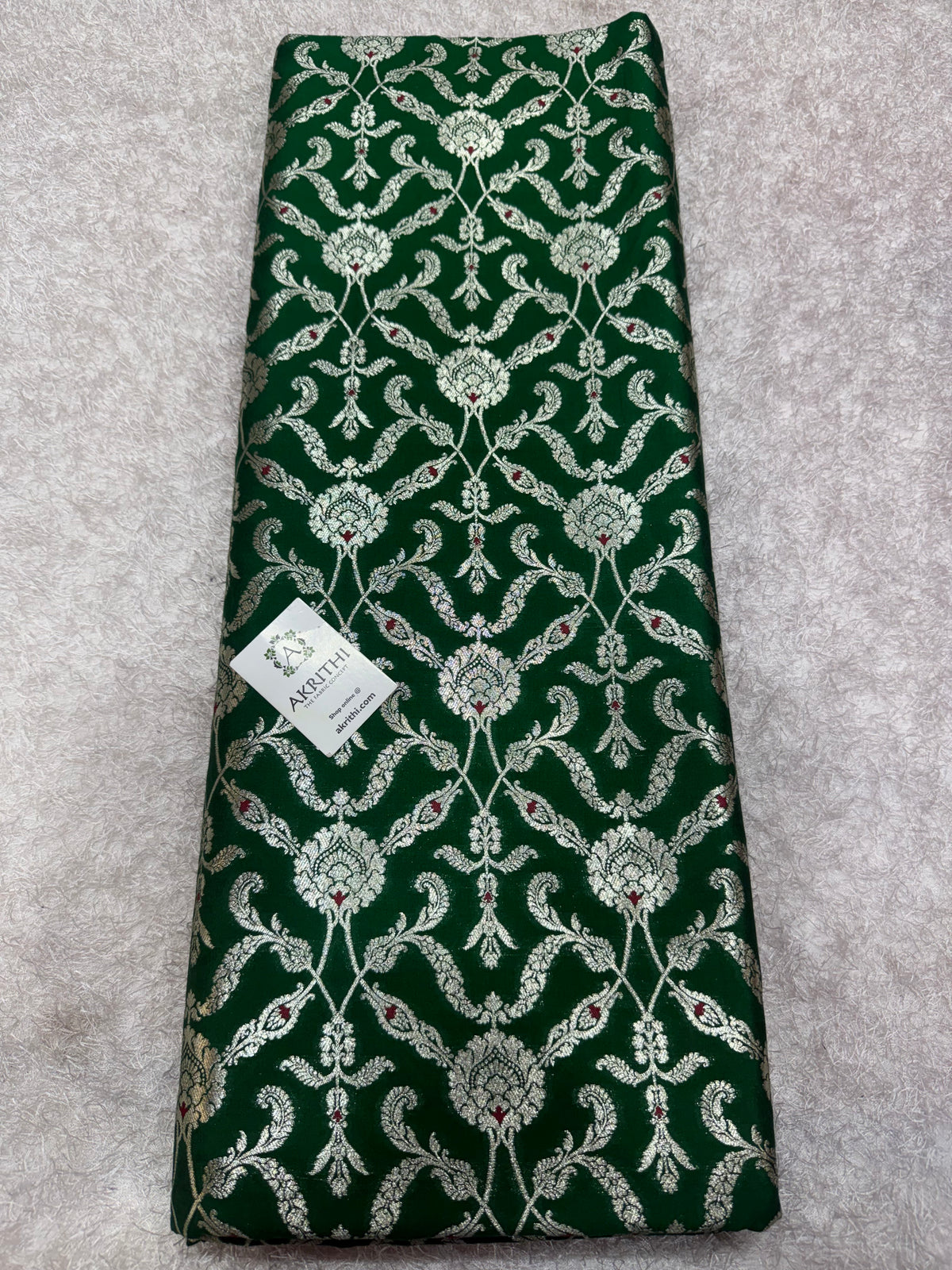 Banarasi meenakari pure chiniya silk fabric