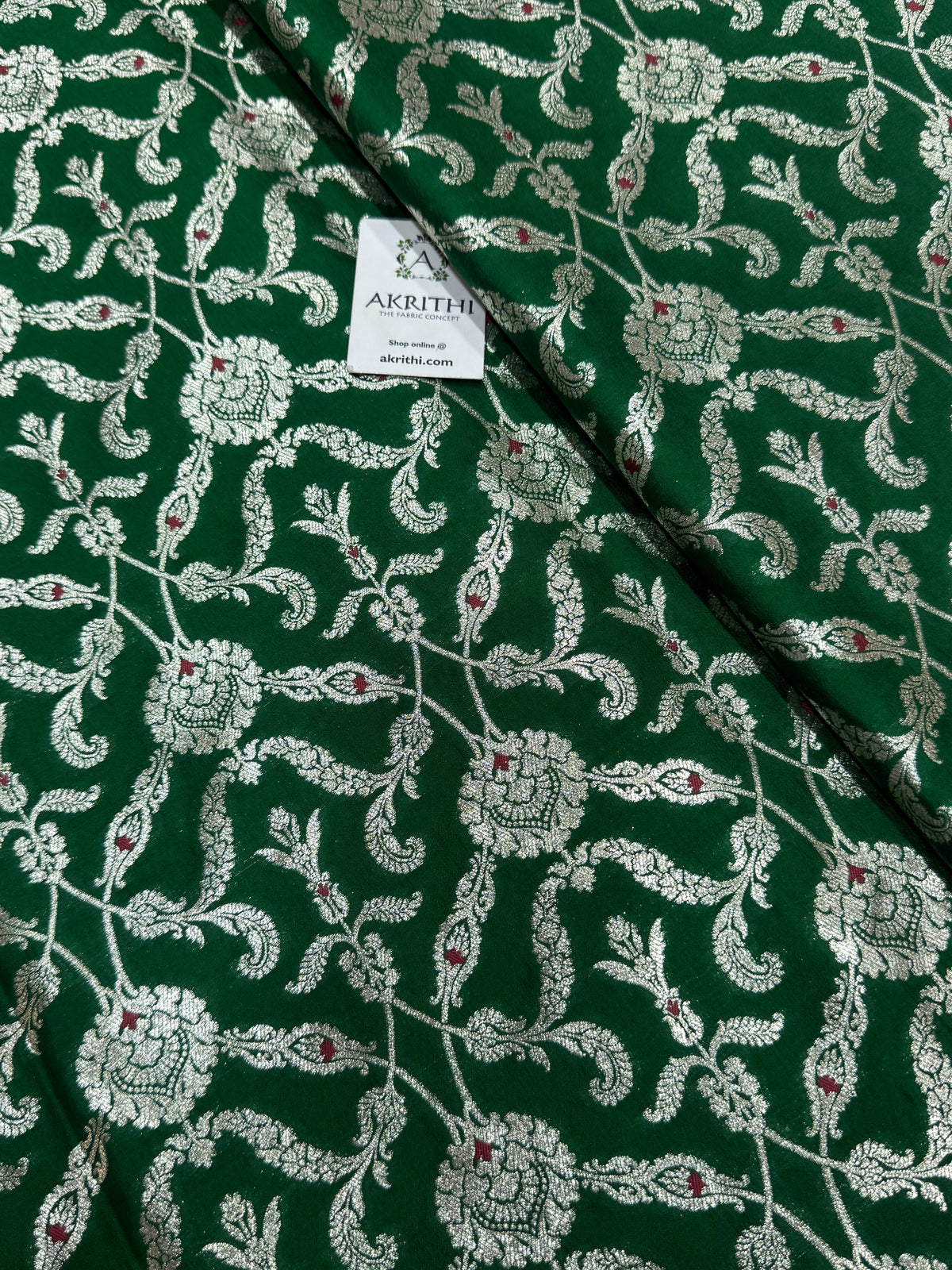 Banarasi meenakari pure chiniya silk fabric