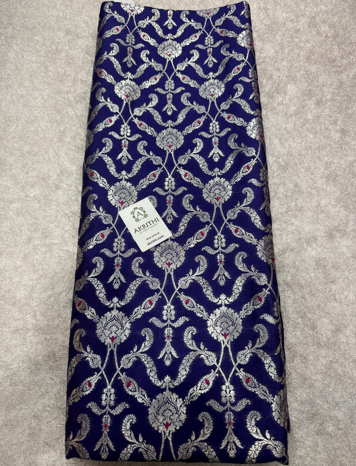 Banarasi meenakari pure chiniya silk fabric